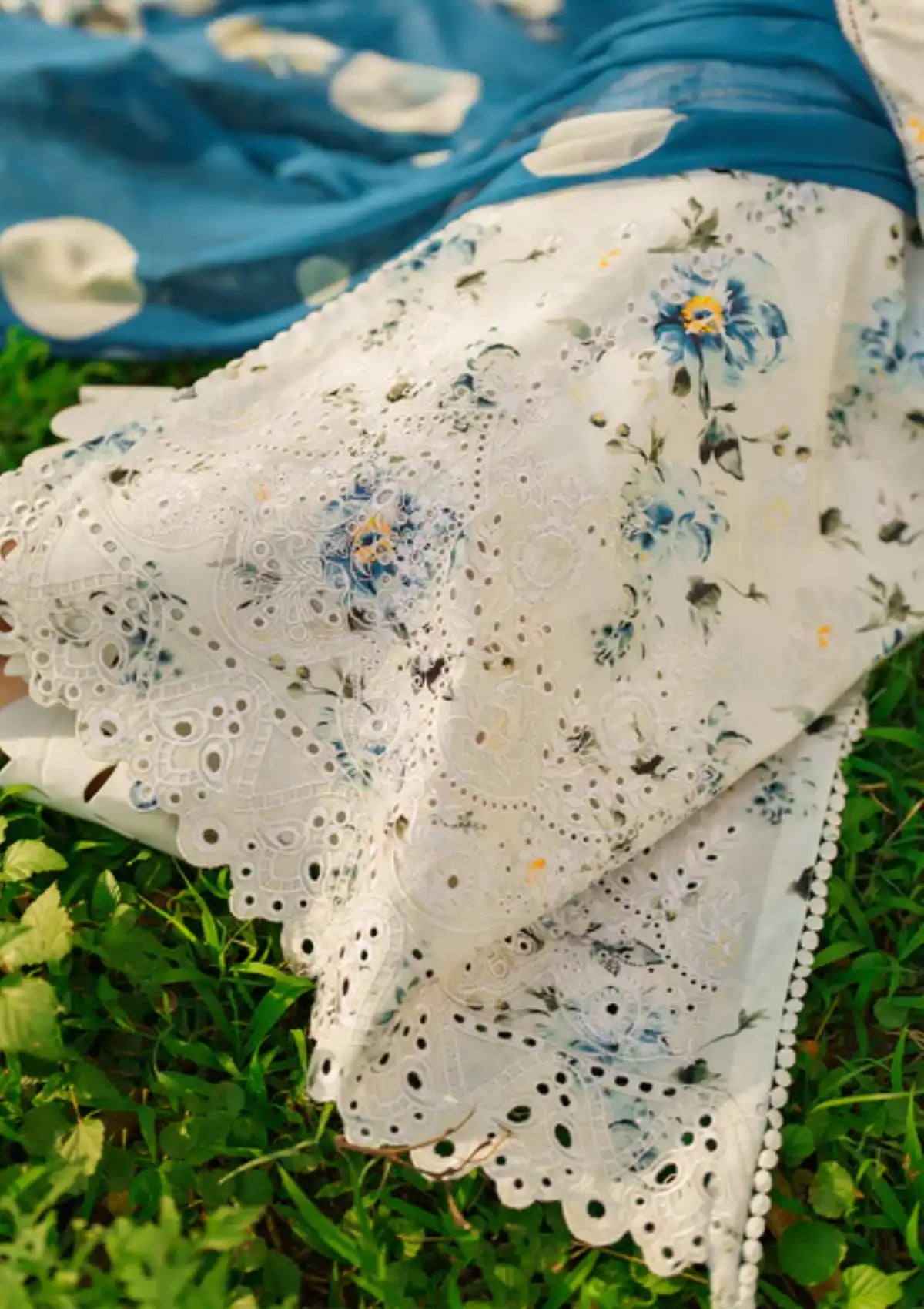 Summer Skies By Yards'24 D-02-Daisy - Mohsin Saeed Fabrics