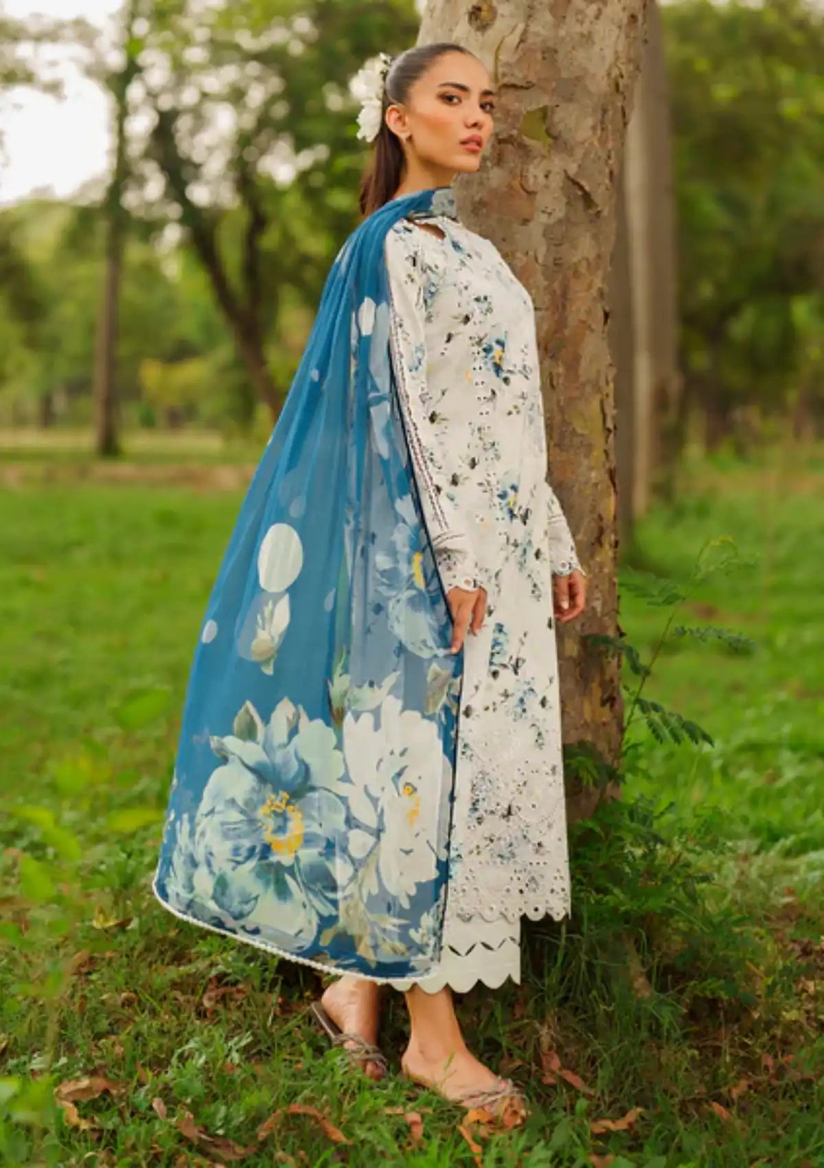 Summer Skies By Yards'24 D-02-Daisy - Mohsin Saeed Fabrics