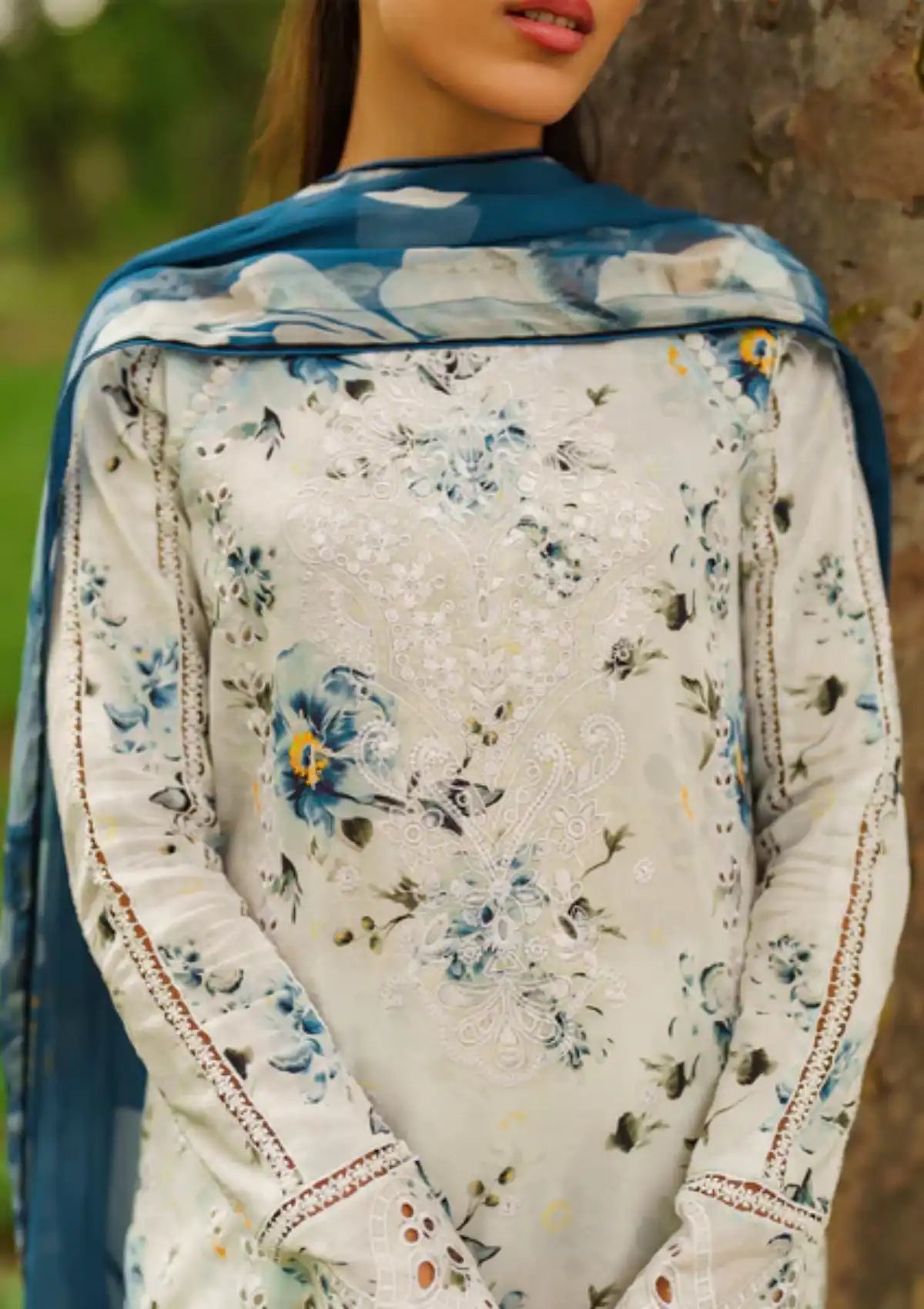 Summer Skies By Yards'24 D-02-Daisy - Mohsin Saeed Fabrics