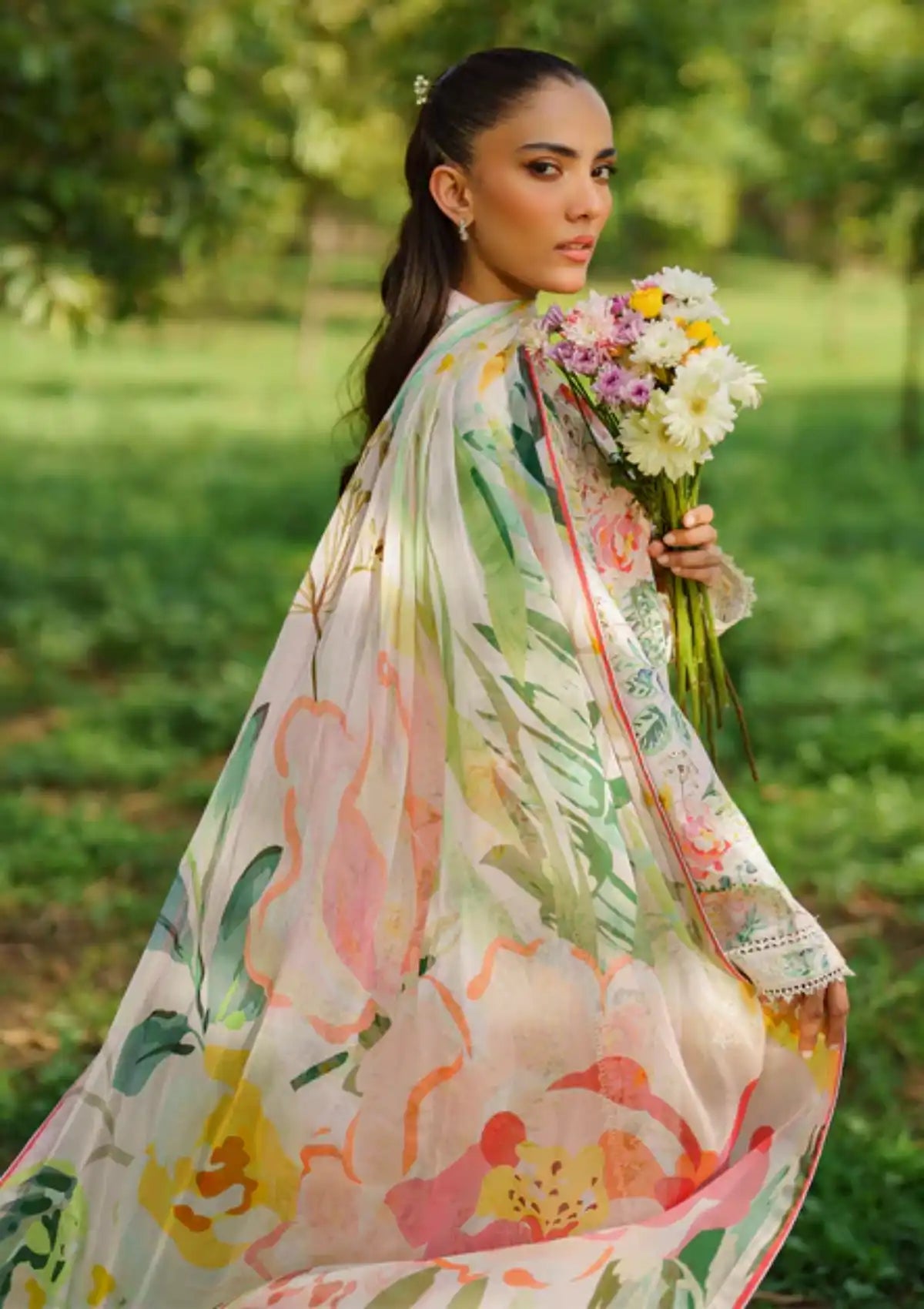 Summer Skies By Yards'24 D-10-Primrose - Mohsin Saeed Fabrics