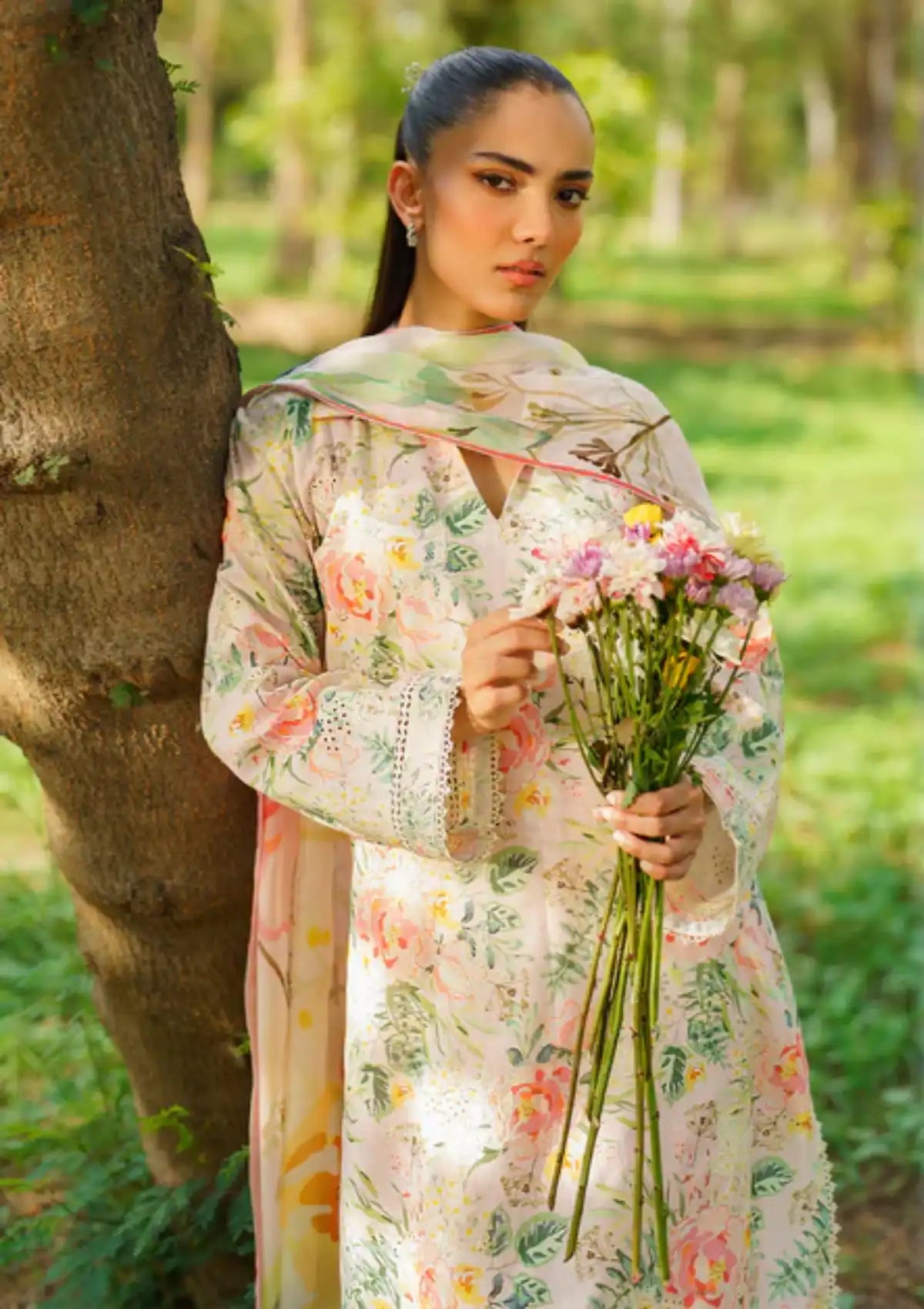 Summer Skies By Yards'24 D-10-Primrose - Mohsin Saeed Fabrics
