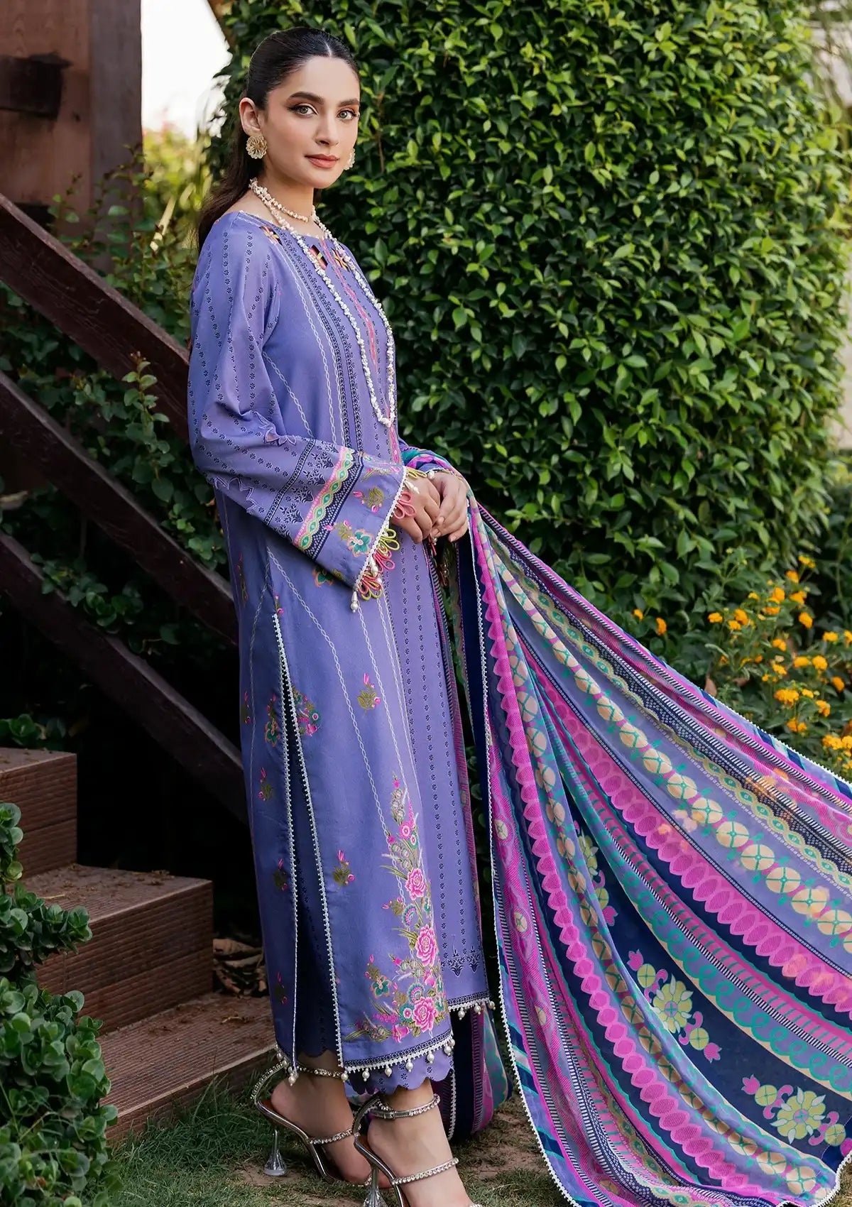 Charizma C-Print Printed Lawn'24 Vol-06 CP4-57 - Mohsin Saeed Fabrics