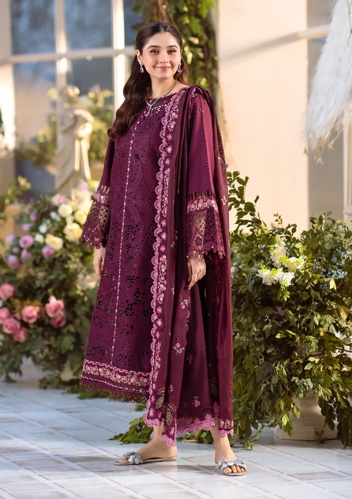 mohsin-saeed-fabrics-is-selling-online-and-in stores-Luxury-daily-wear-wedding-wear-formal-wear-in-budgeted-price-This-product-is-from-bin-ilyas-freesia-emb-lawn25-106-a-is-available-on-Mohsin-saeed-fabrics-website.