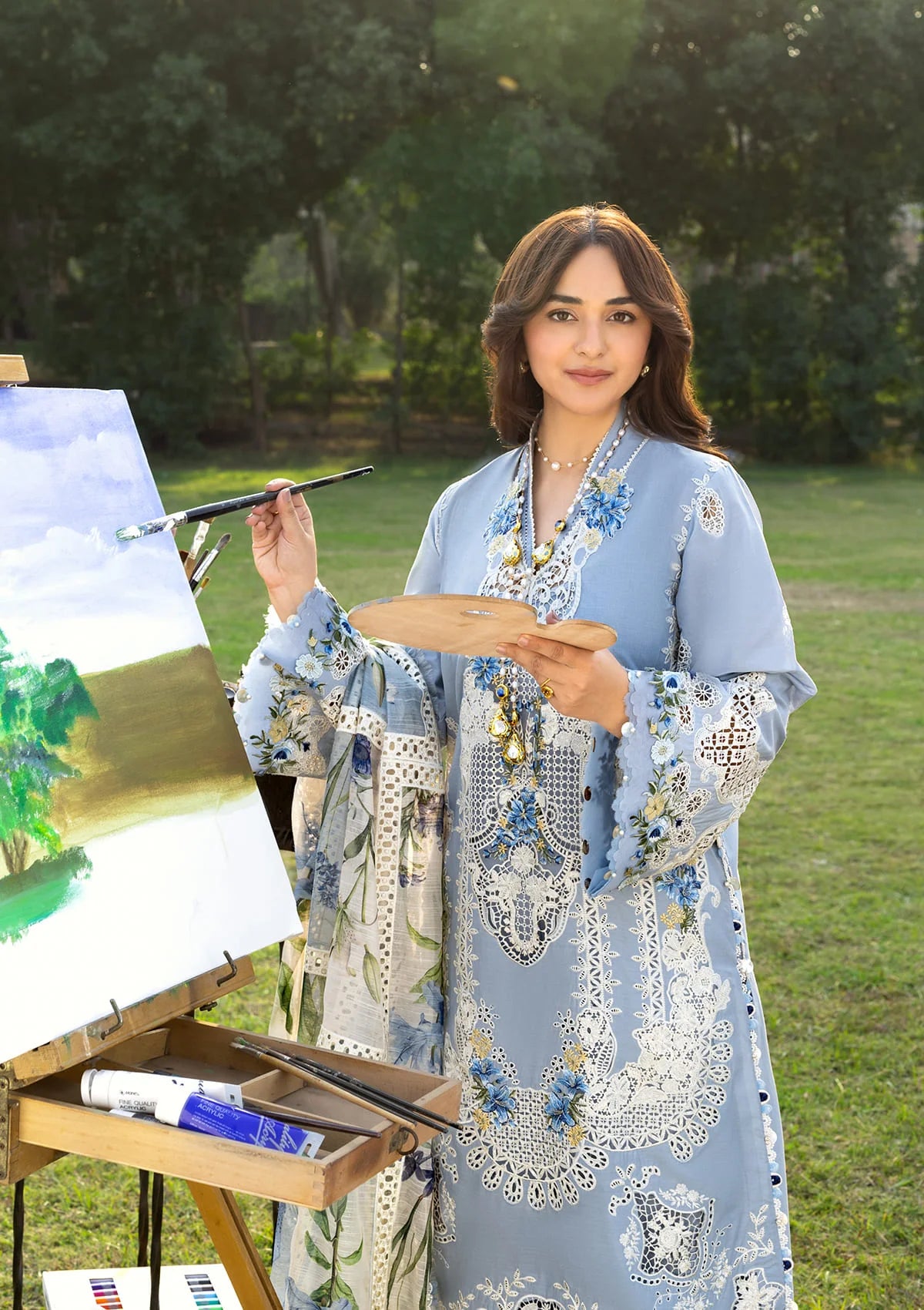 Elaf Luxury Lawn'26 ELY-1B SERENITY