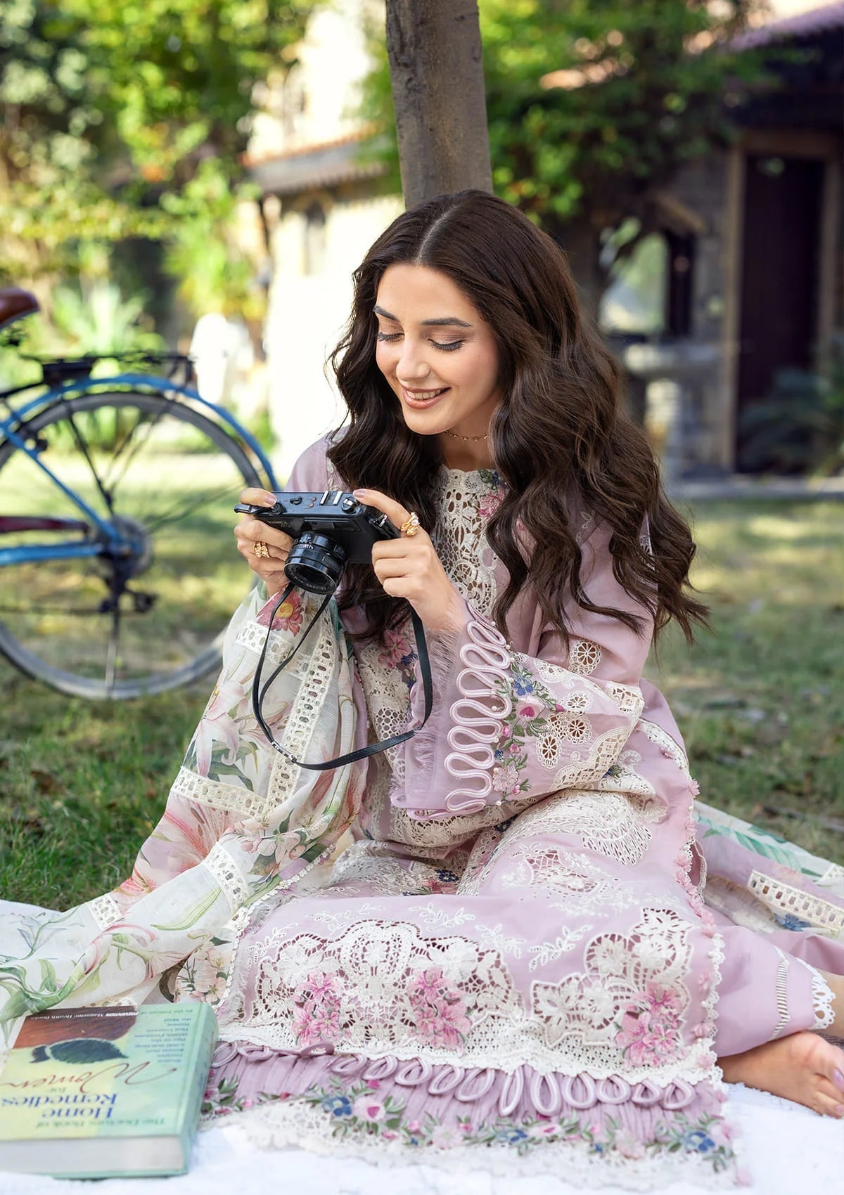 Elaf Luxury Lawn'26 ELY-1A MAISON PINK