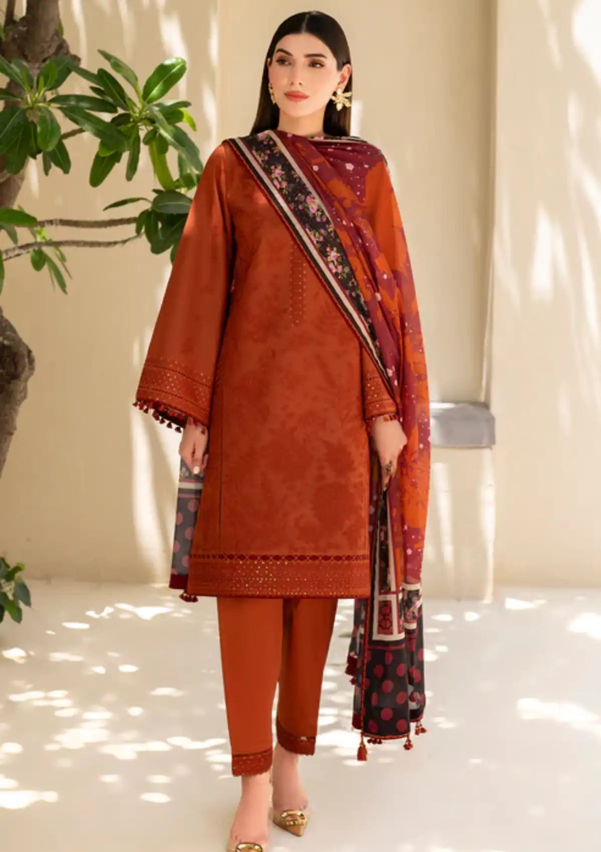 Jazmin Iris Eid Lawn'24 D-05 - Mohsin Saeed Fabrics