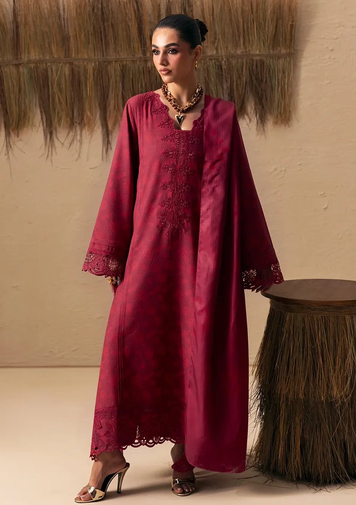 Qalamkar Qprints Linen'26 QPW-07 B Arina