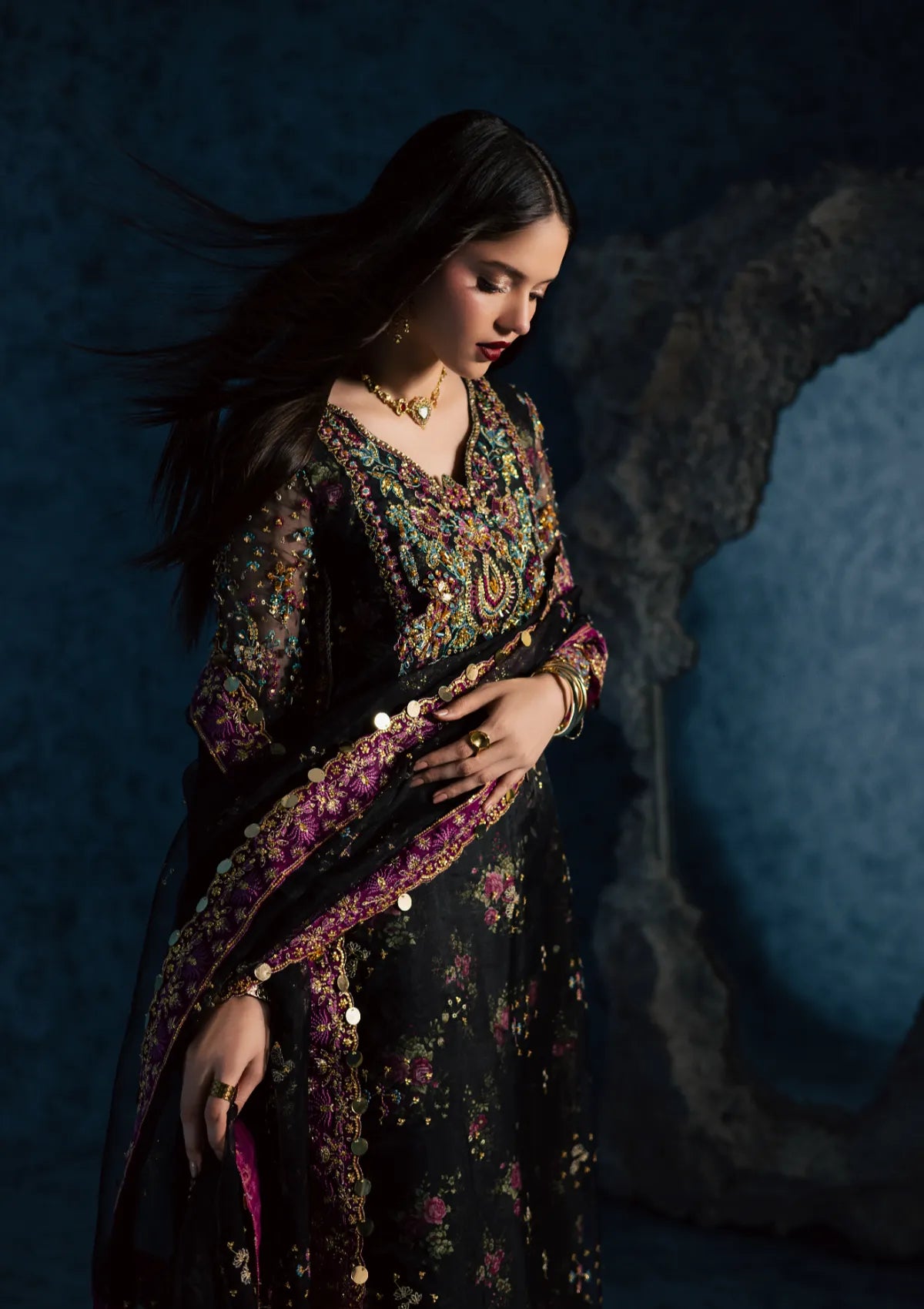 Maria Osama Khan Lamhay Wedding Vol-2'25 D-02 MEHTAB