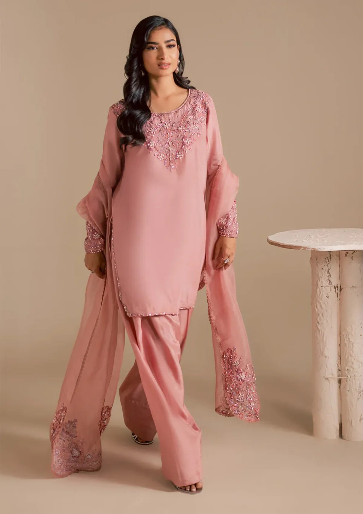 Maria Osama Khan Noir Bliss 2-26' D-02 Blush Dew