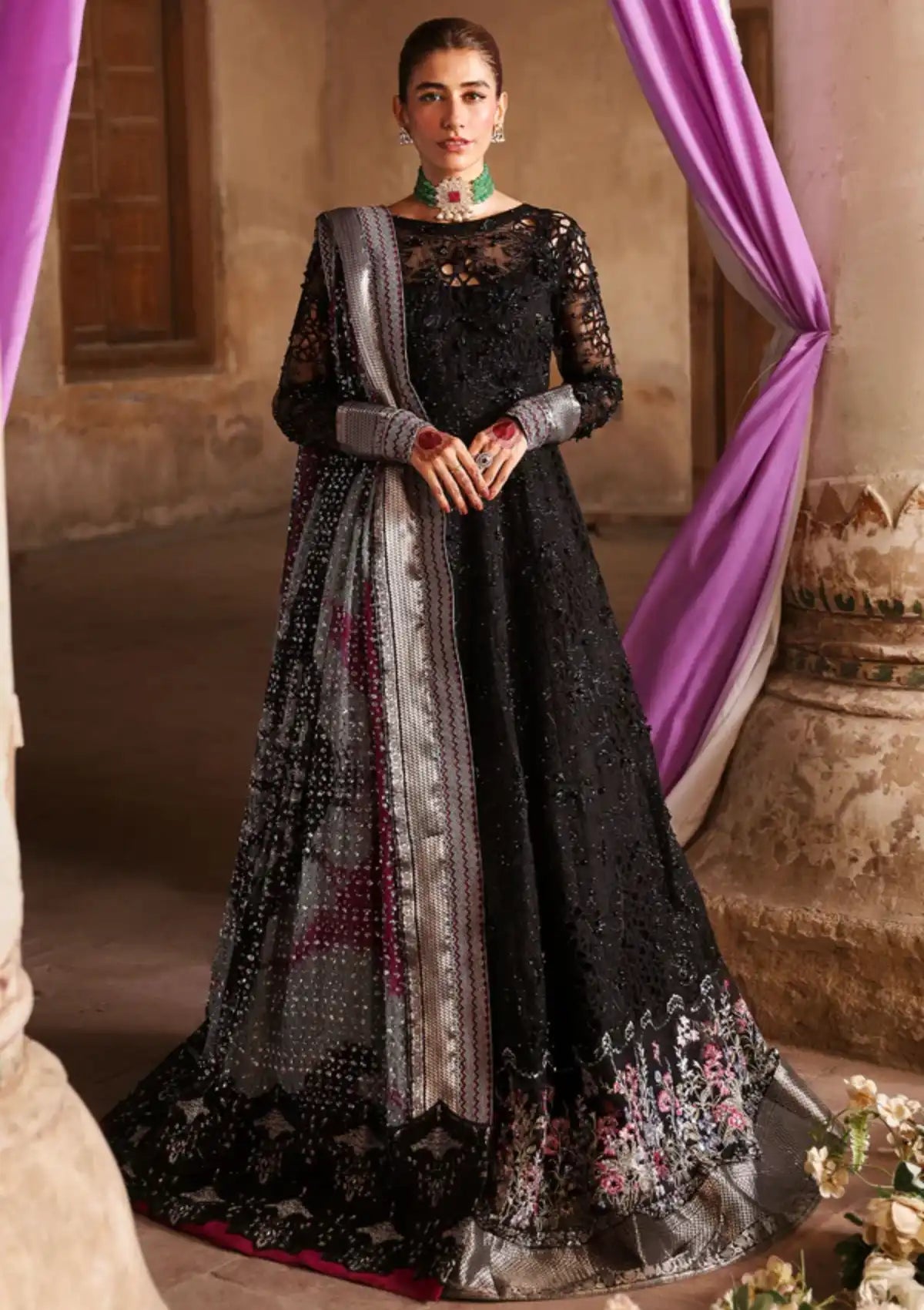 Nureh Jhoomro Luxury Formals'24 NL-73-B