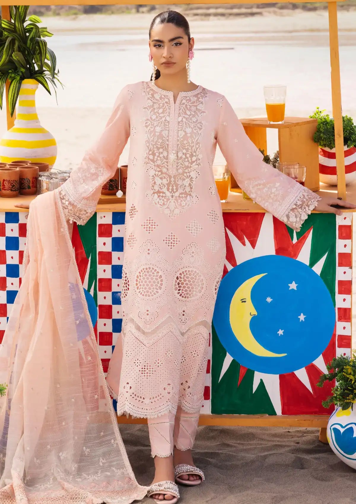 Muscari Premium Emb Lawn'24 MPEC-2028 - Mohsin Saeed Fabrics