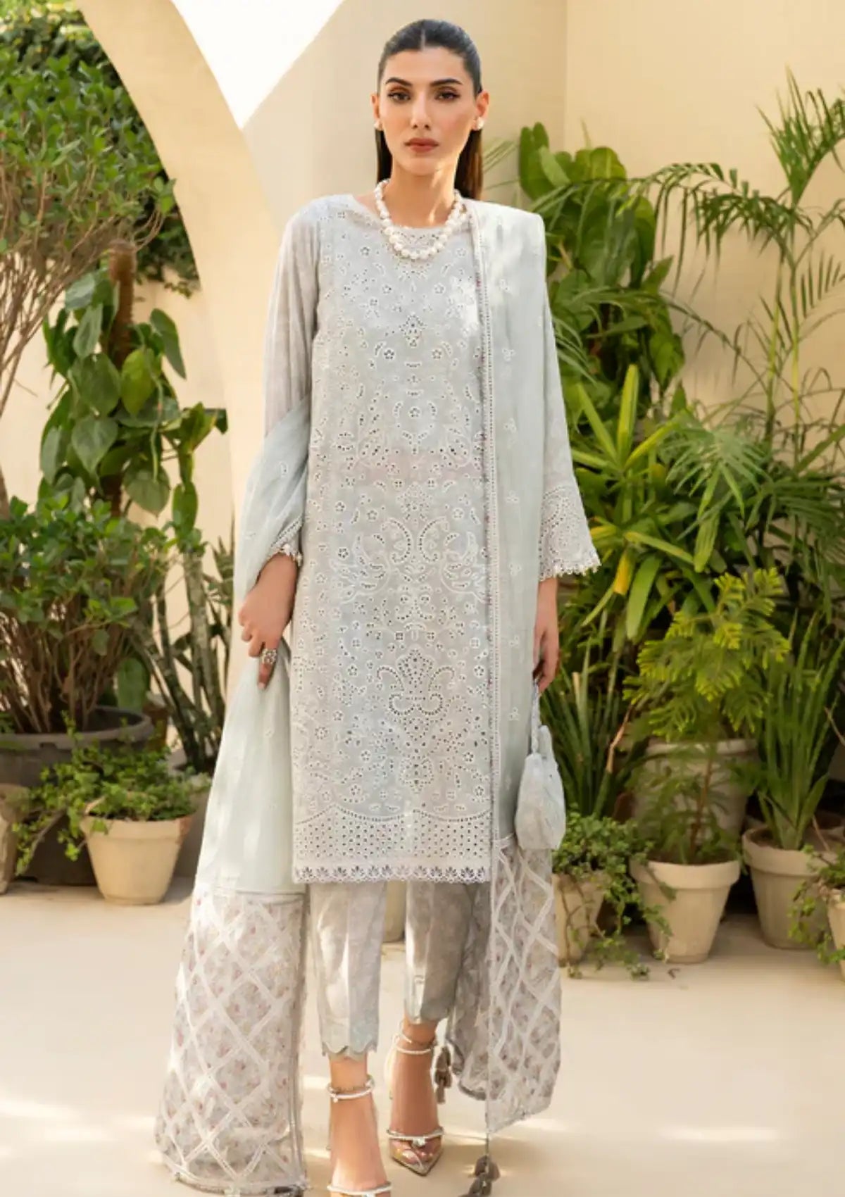 Jazmin Iris Eid Lawn'24 D-02 - Mohsin Saeed Fabrics