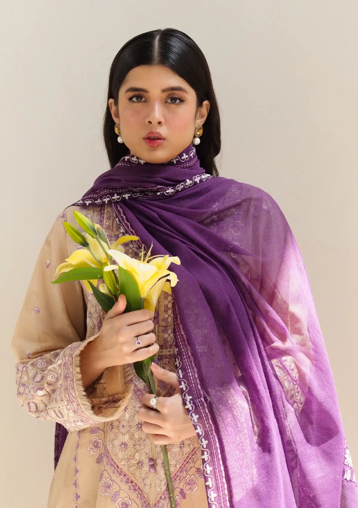 Coco By Zara Shahjahan Lawn'24 Vol-02 D-05B-DINARA - Mohsin Saeed Fabrics