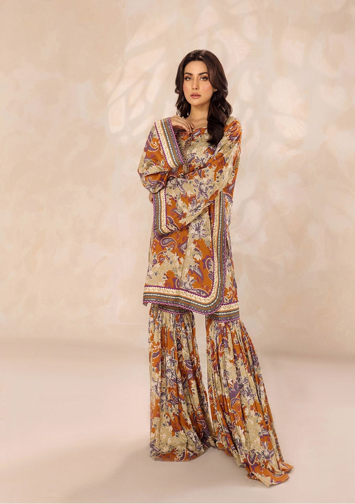 Safwa Women Pret -P000625 (Orange)