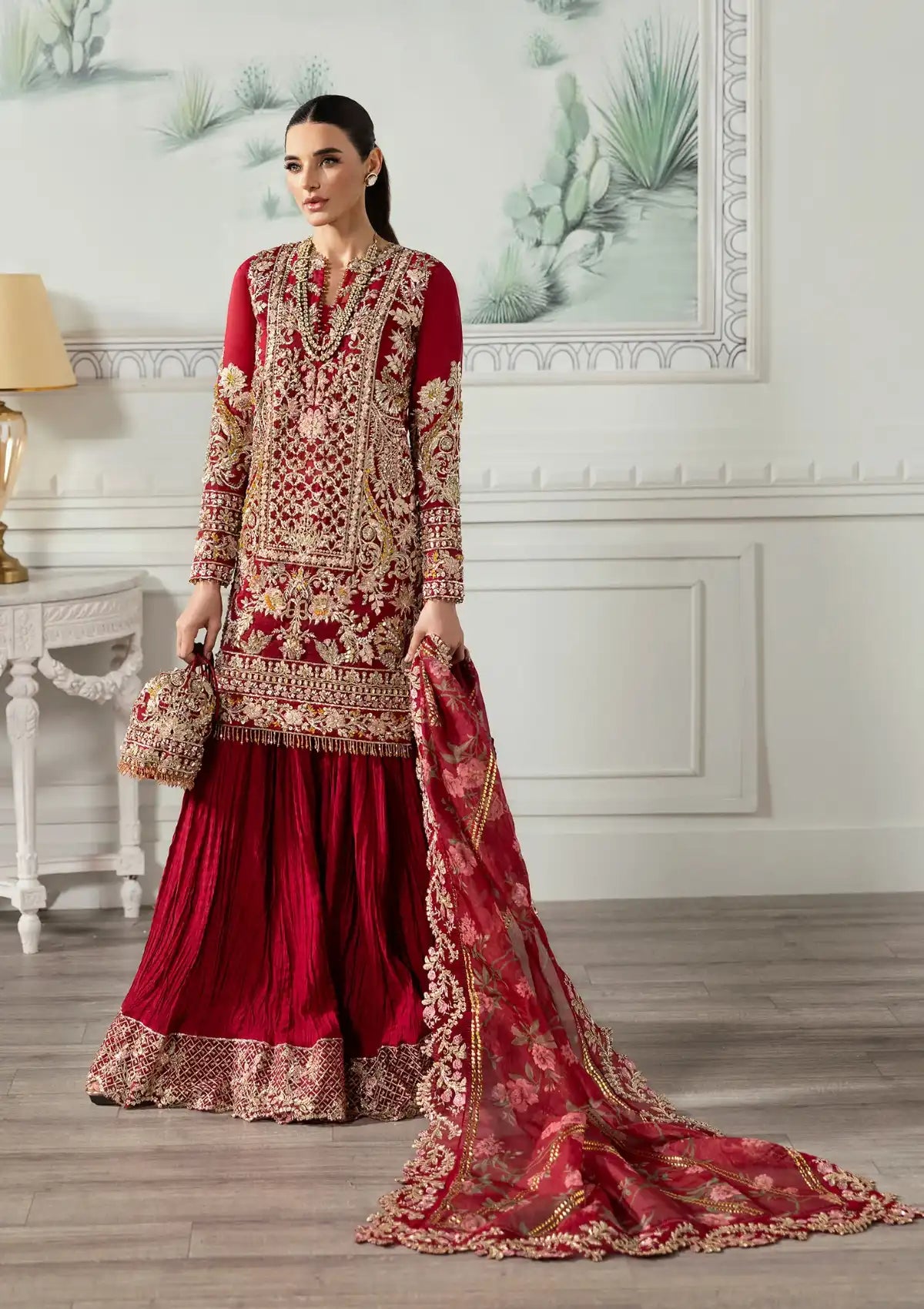 Crimson X Saira Shakira Wedding'24 Artisan Story CW-07