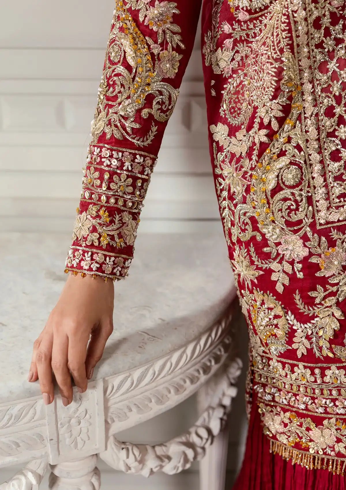 Crimson X Saira Shakira Wedding'24 Artisan Story CW-07
