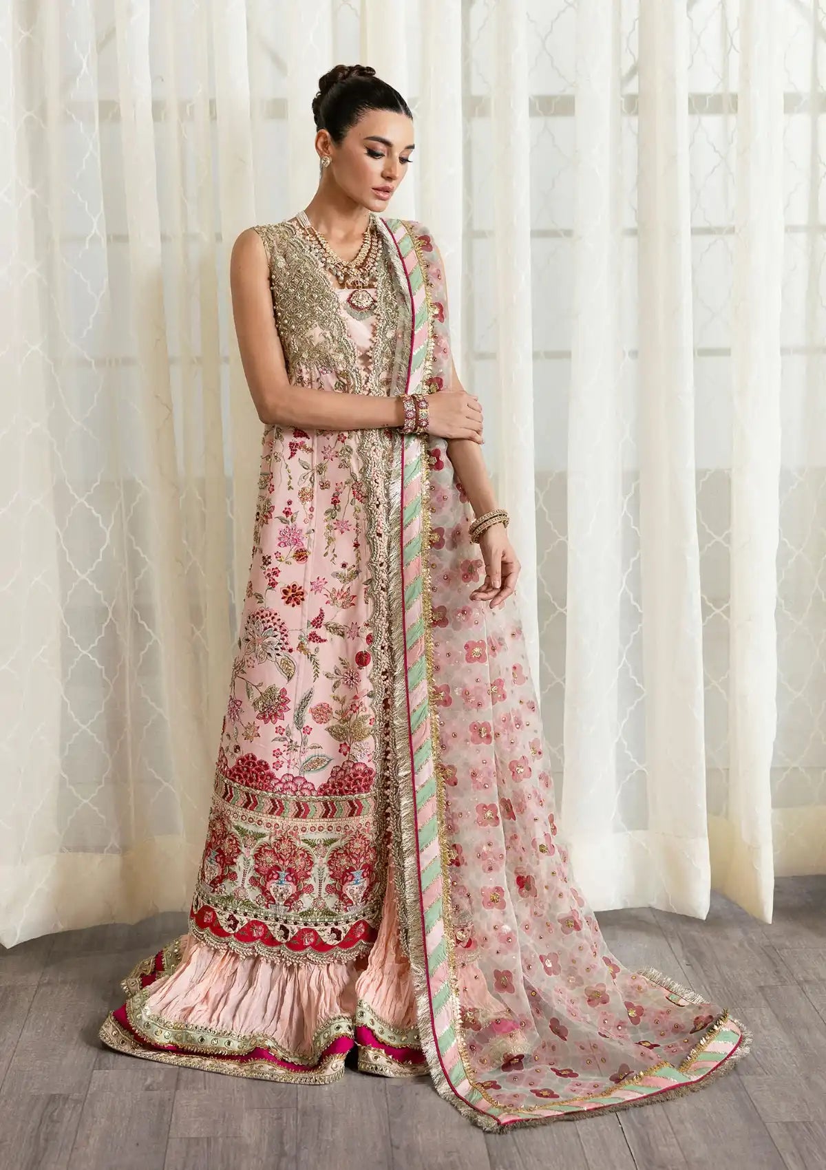 Crimson X Saira Shakira Wedding'25 Crystal Chinoiserie CW-06