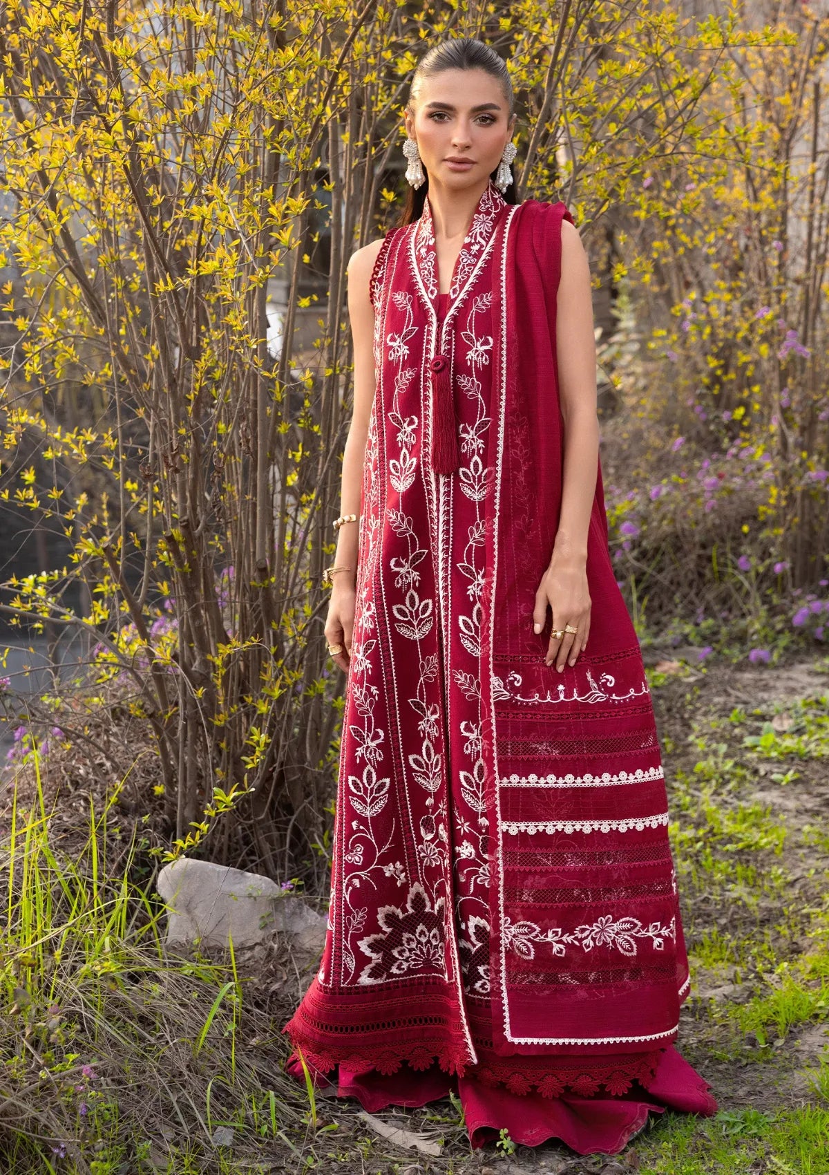 Flow By Crimson Lawn'26 D5A A HANDMADE TALE