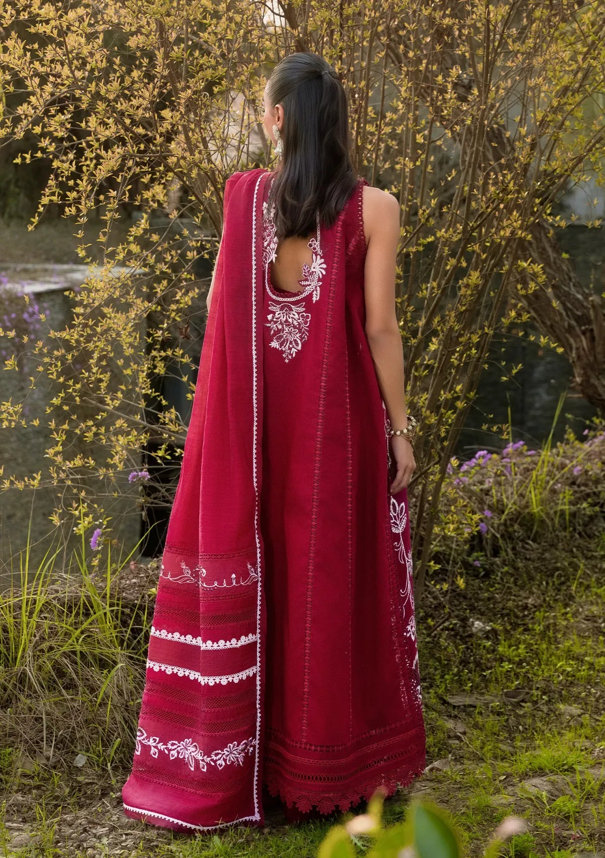Flow By Crimson Lawn'26 D5A A HANDMADE TALE