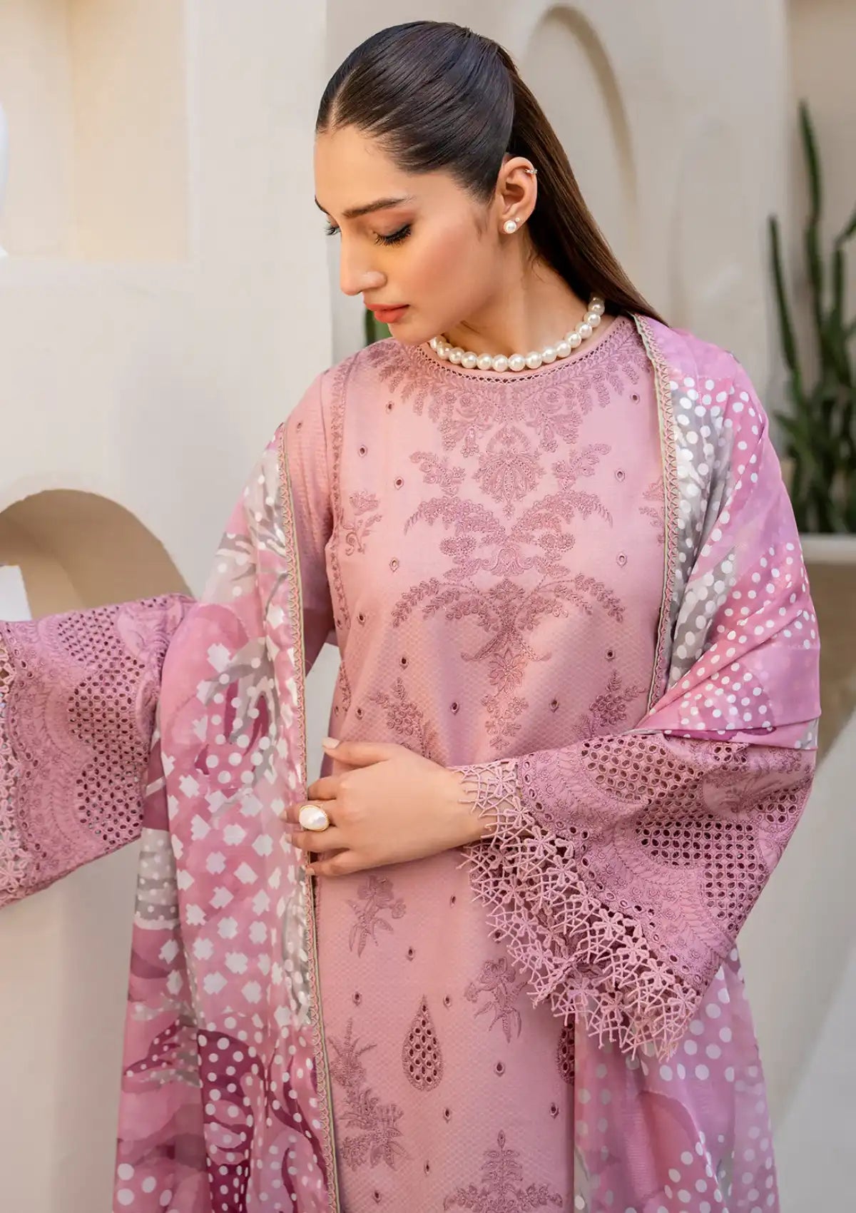 Jazmin Iris Eid Lawn'24 D-01 - Mohsin Saeed Fabrics