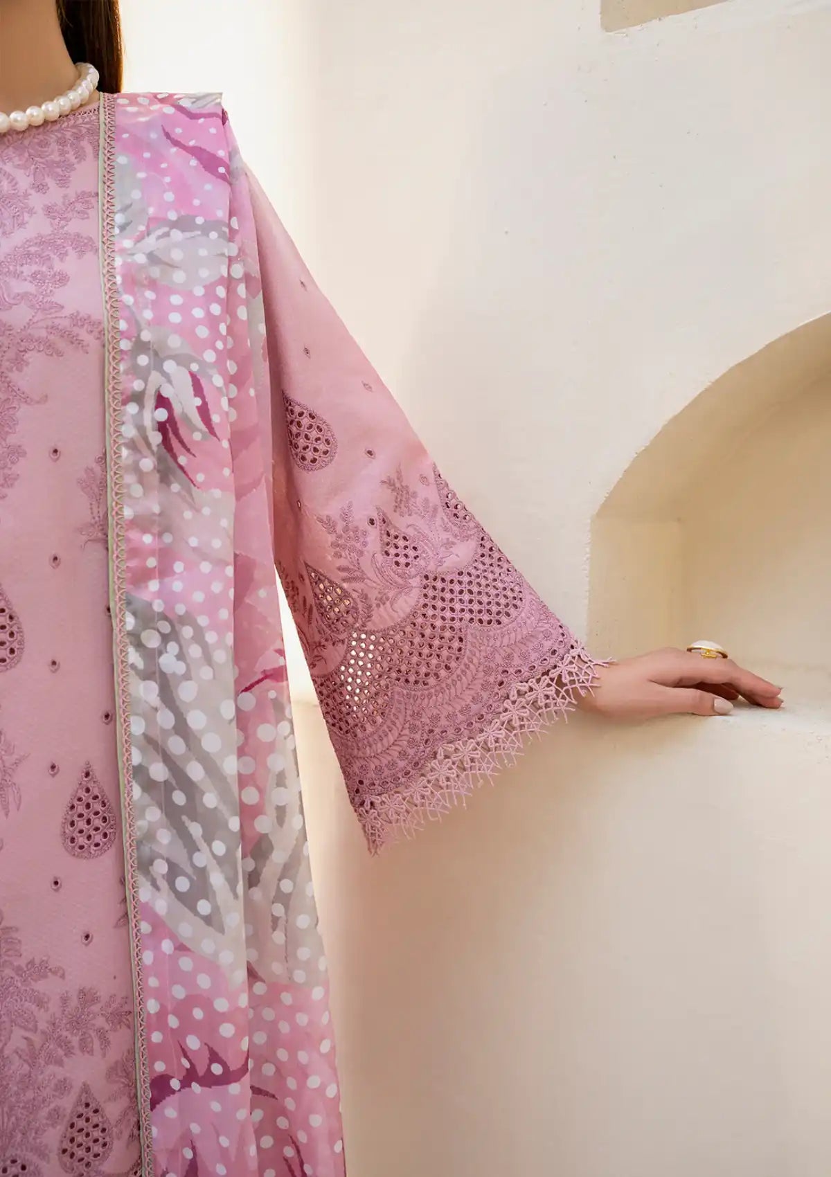 Jazmin Iris Eid Lawn'24 D-01 - Mohsin Saeed Fabrics
