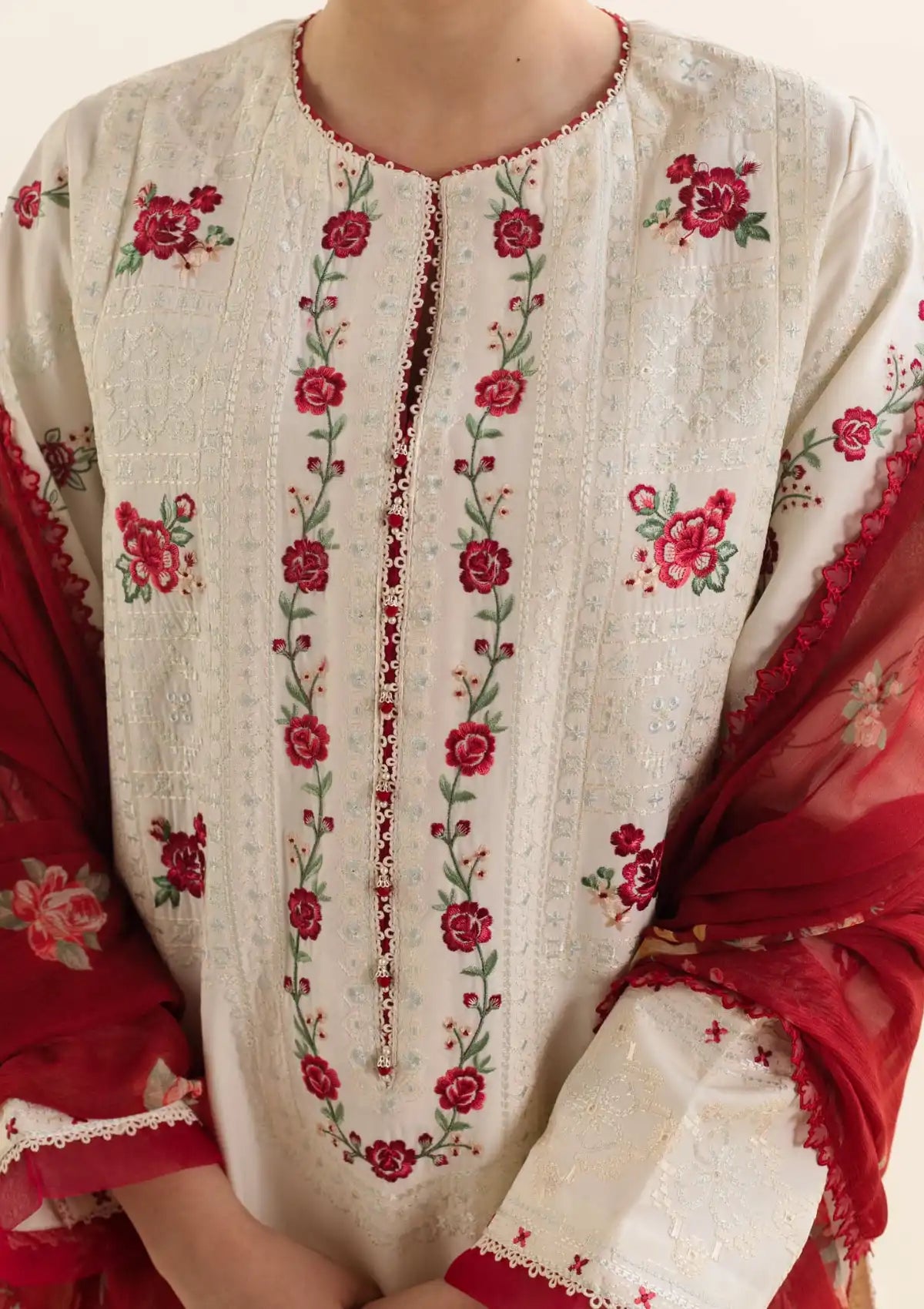 Coco By Zara Shahjahan Lawn'24 Vol-02 D-06A-AYRA - Mohsin Saeed Fabrics