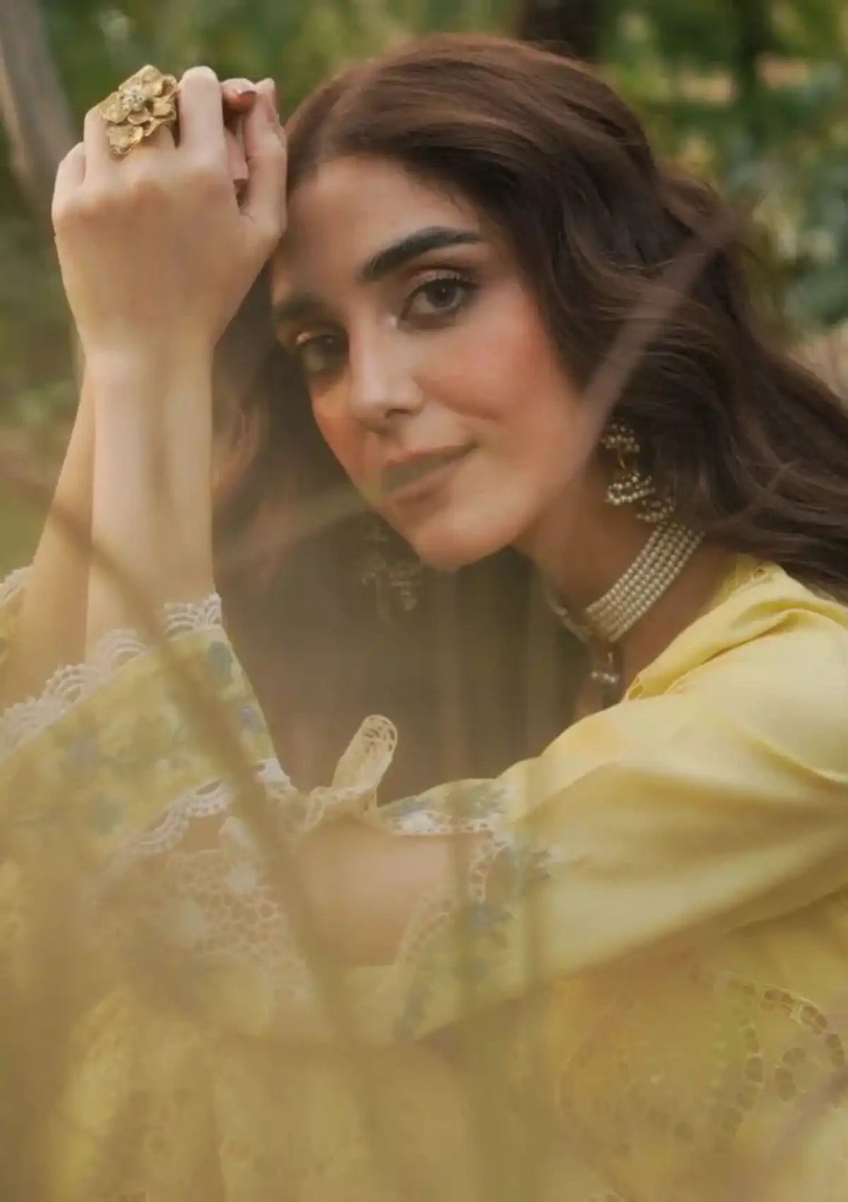 Manara Luxury Lawn'24 ML-05 NEHAAL - Mohsin Saeed Fabrics