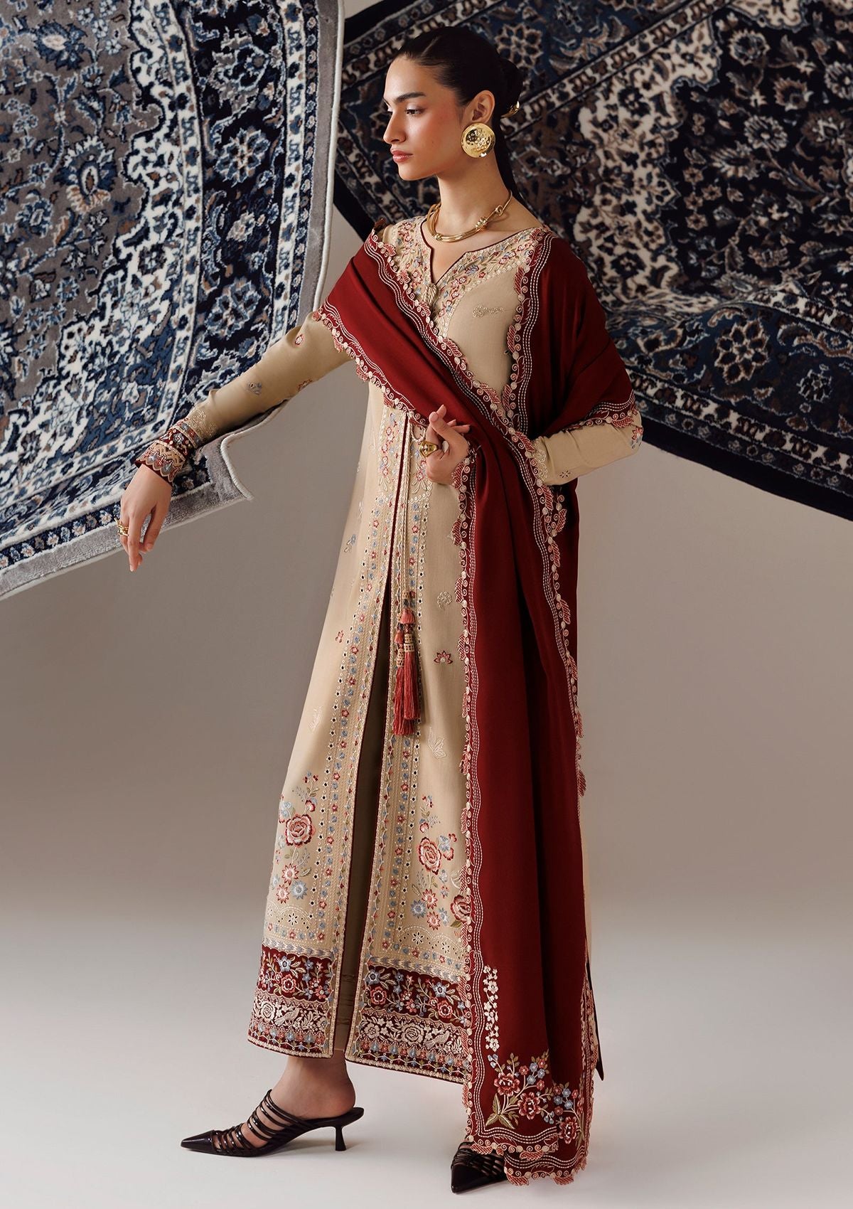 Qalamkar Qline Linen'26 QLW-16 HAMNA