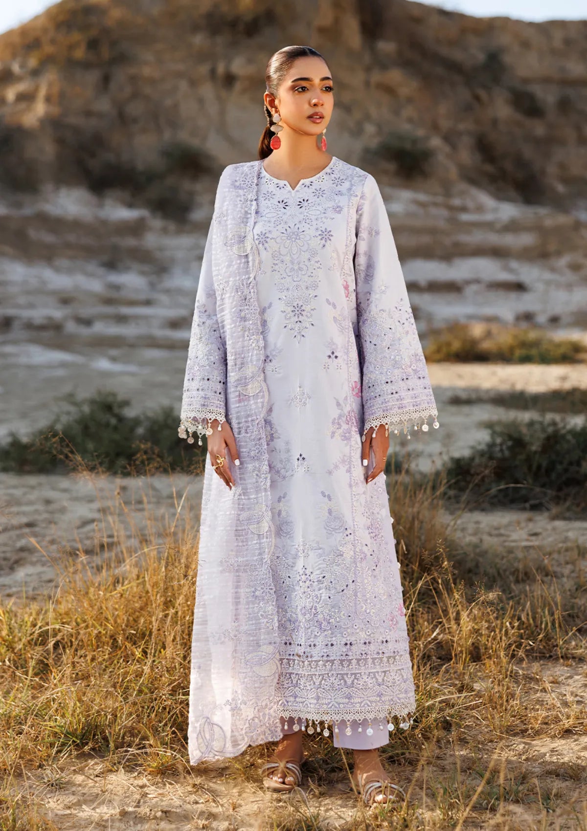Emaan Adeel Sunlit Groove Luxury Lawn'26 -SUNLIT SWAY