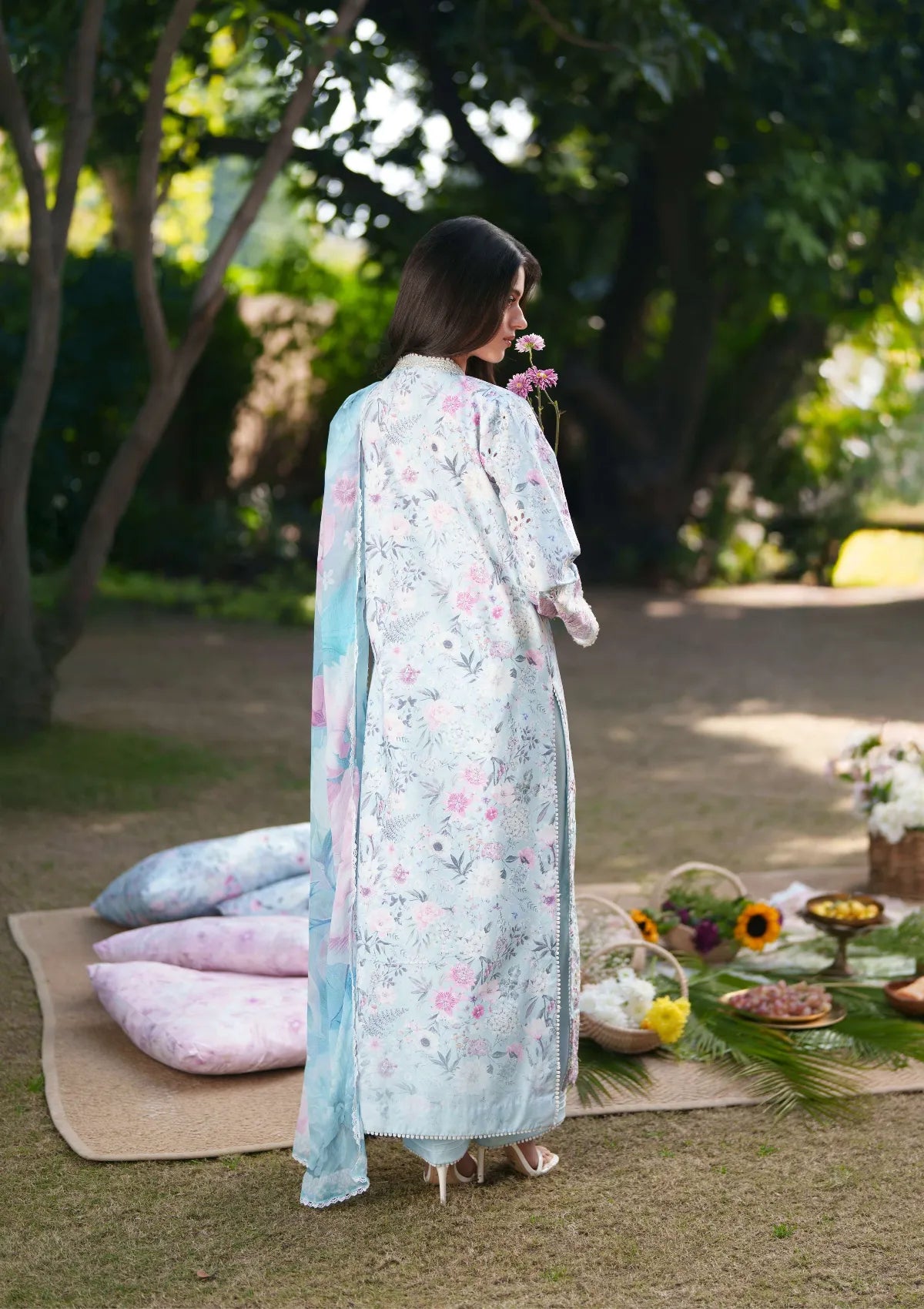 Neeshay Summer Lines Printkari'26 -FLEURIE