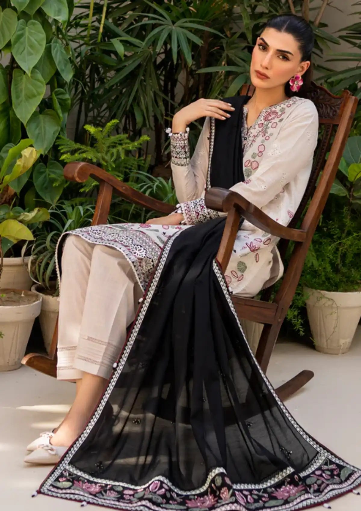 Jazmin Iris Eid Lawn'24 D-08 - Mohsin Saeed Fabrics