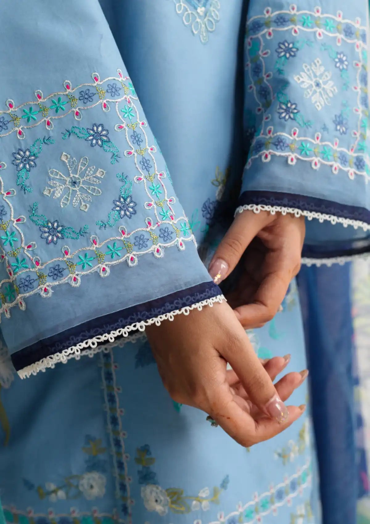 Coco By Zara Shahjahan Lawn'24 Vol-02 D-01B-DAHLIA - Mohsin Saeed Fabrics