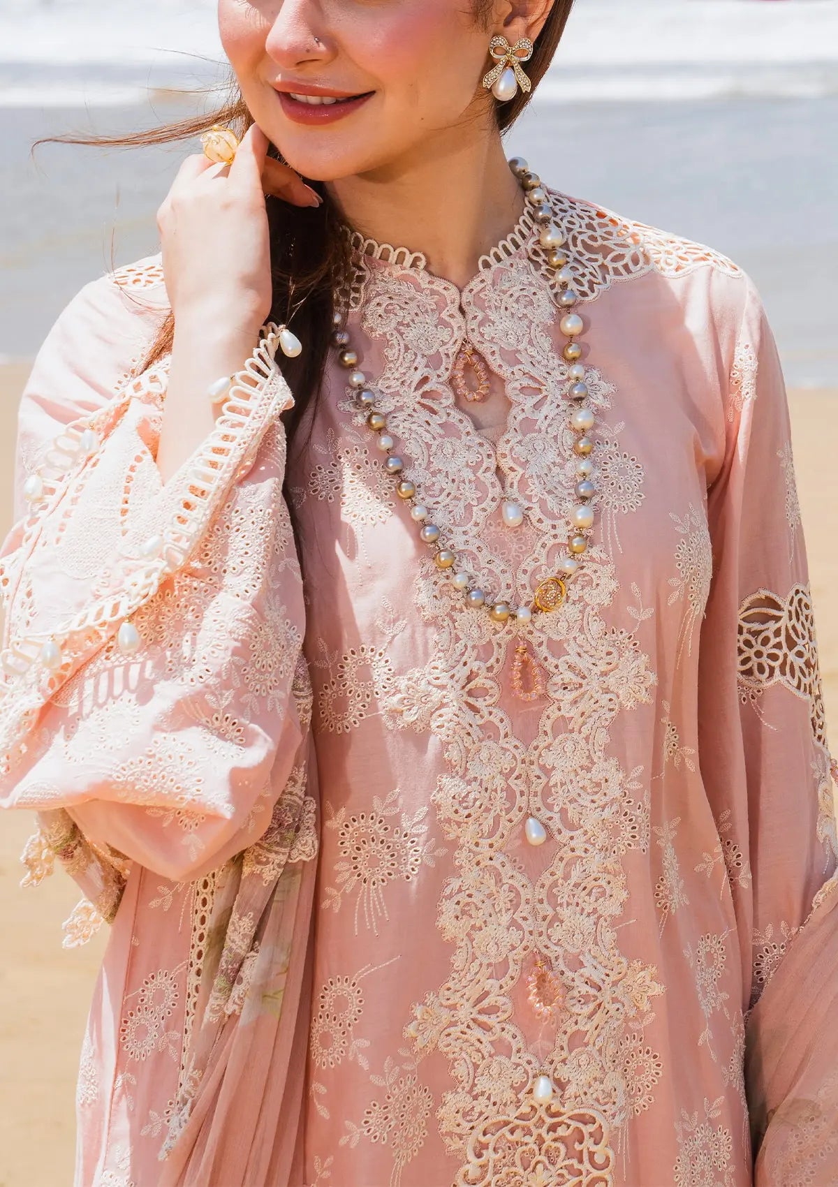 Elaf "Hai Kuch" Festive Lawn'24 EHK-07 Pareesa - Mohsin Saeed Fabrics