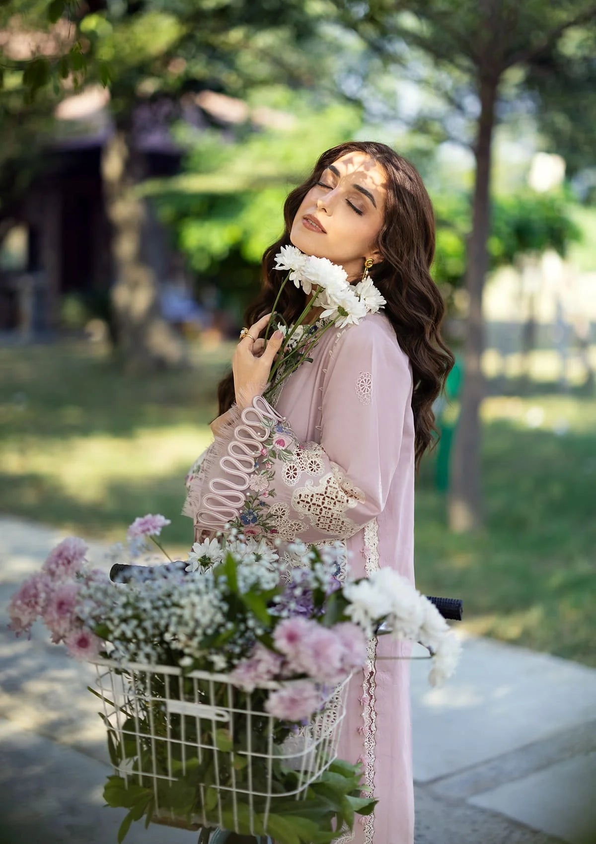 Elaf Luxury Lawn'26 ELY-1A MAISON PINK