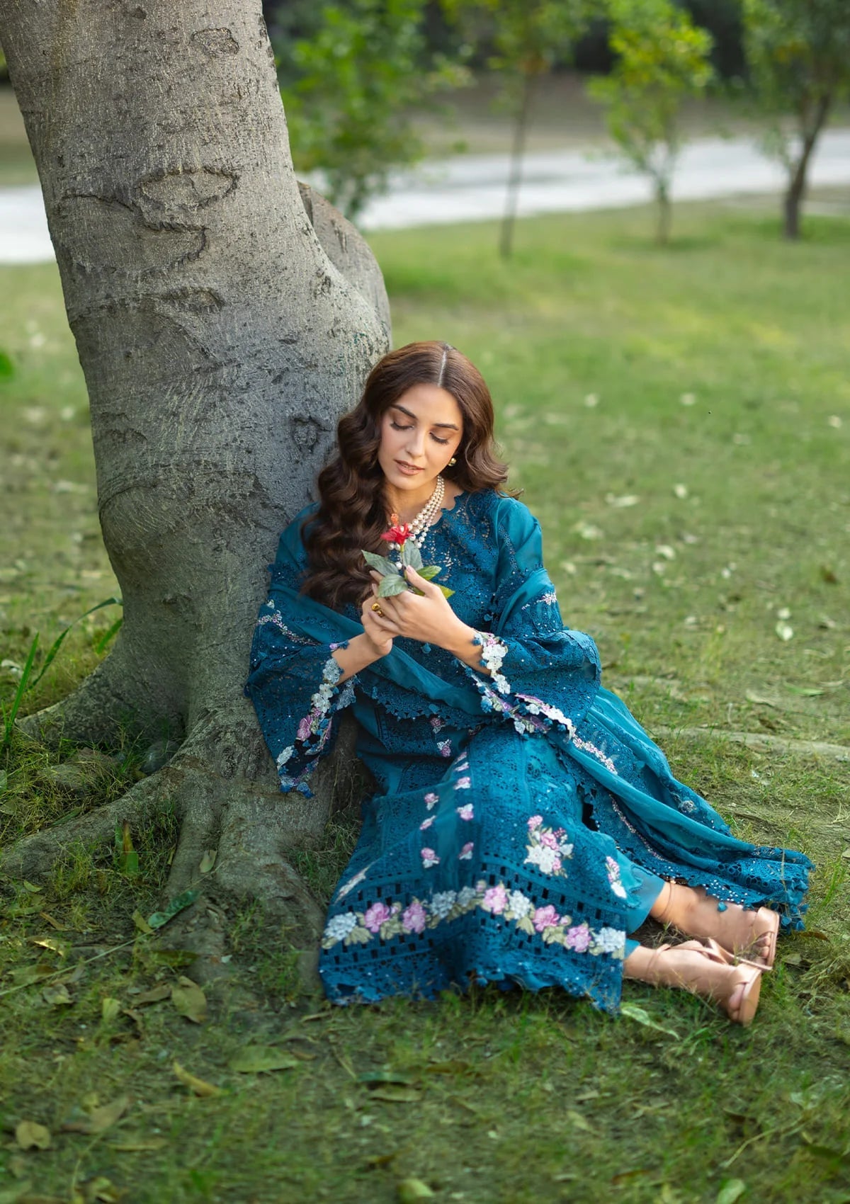 Elaf Luxury Lawn'26 ELY-06 SAPPHIRE