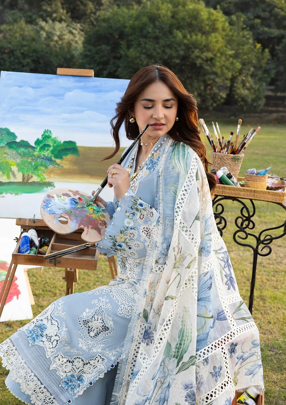 Elaf Luxury Lawn'26 ELY-1B SERENITY