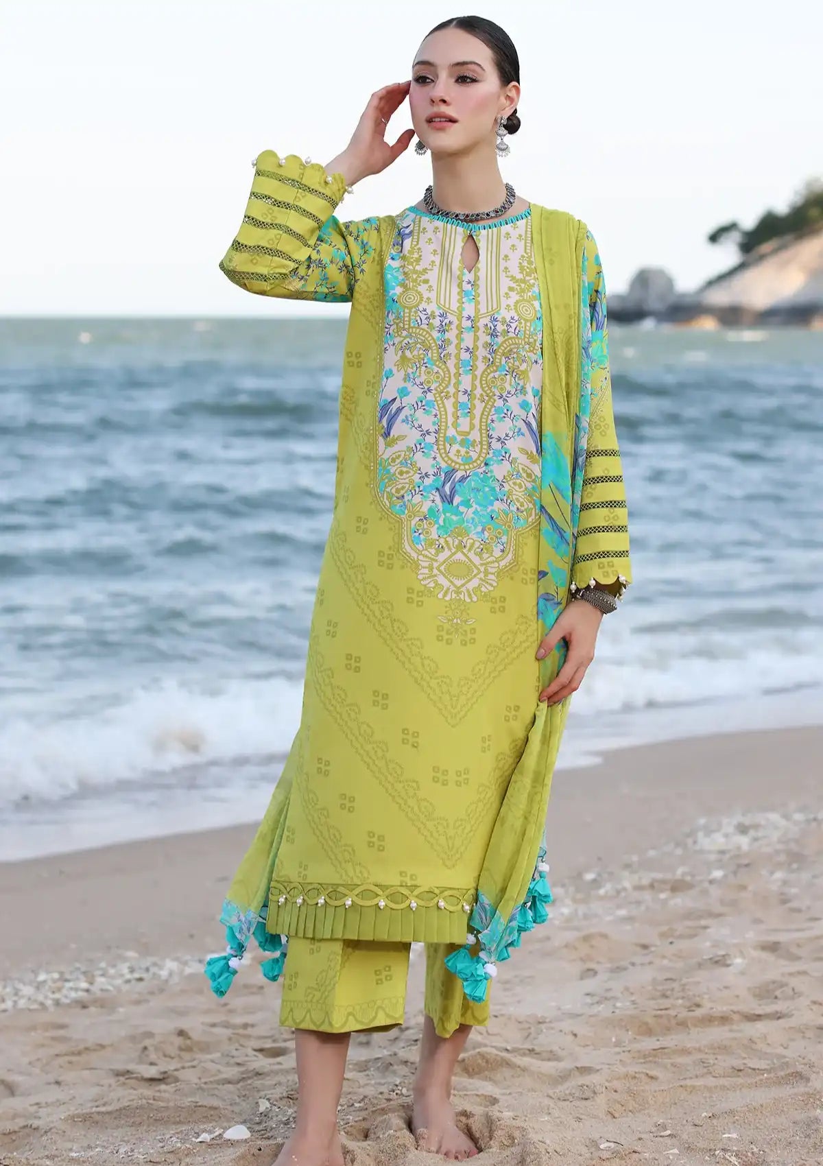 Charizma C-Print Printed Lawn'24 Vol-06 CP4-48 - Mohsin Saeed Fabrics