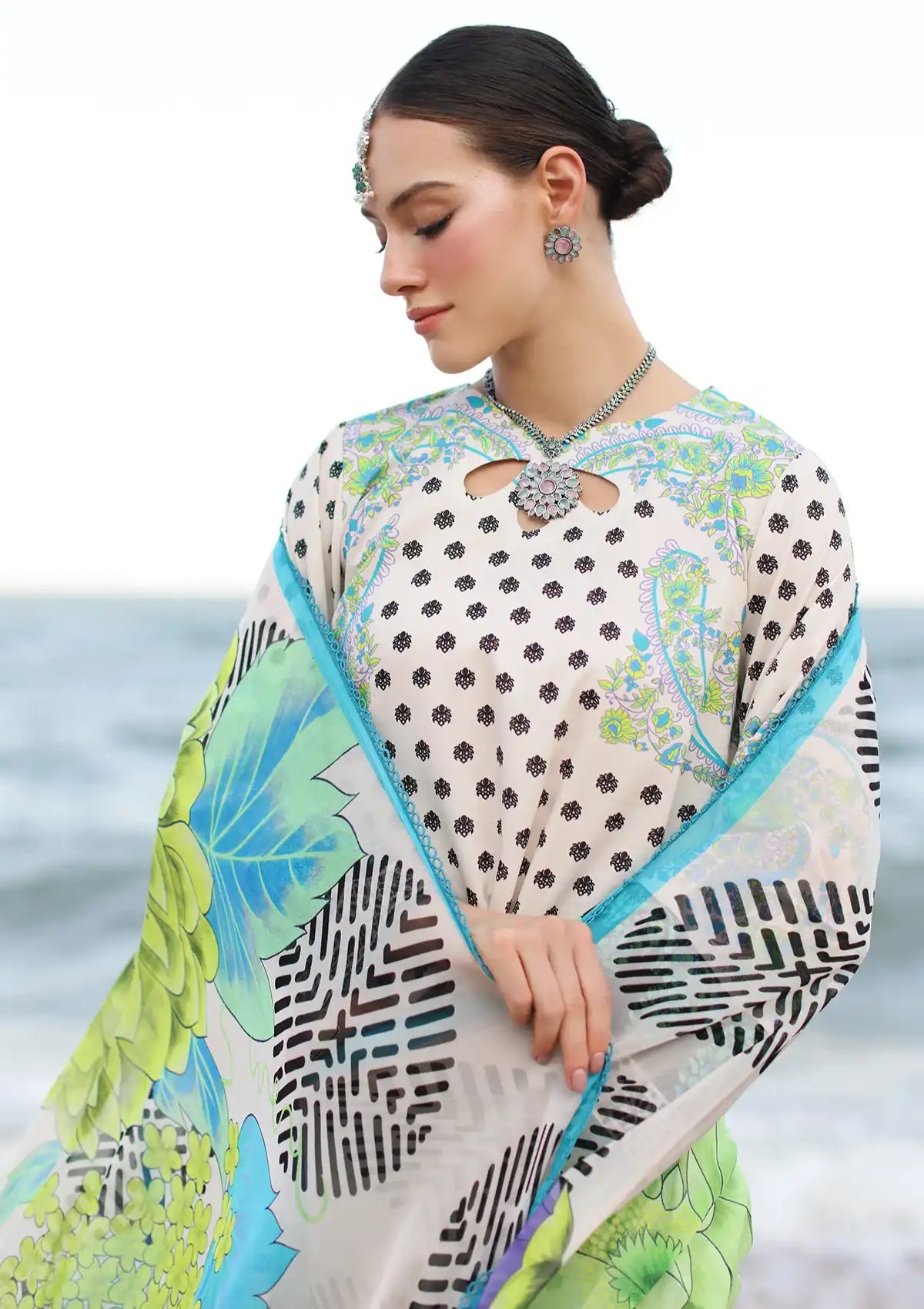 Charizma C-Print Printed Lawn'24 Vol-06 CP4-50 - Mohsin Saeed Fabrics