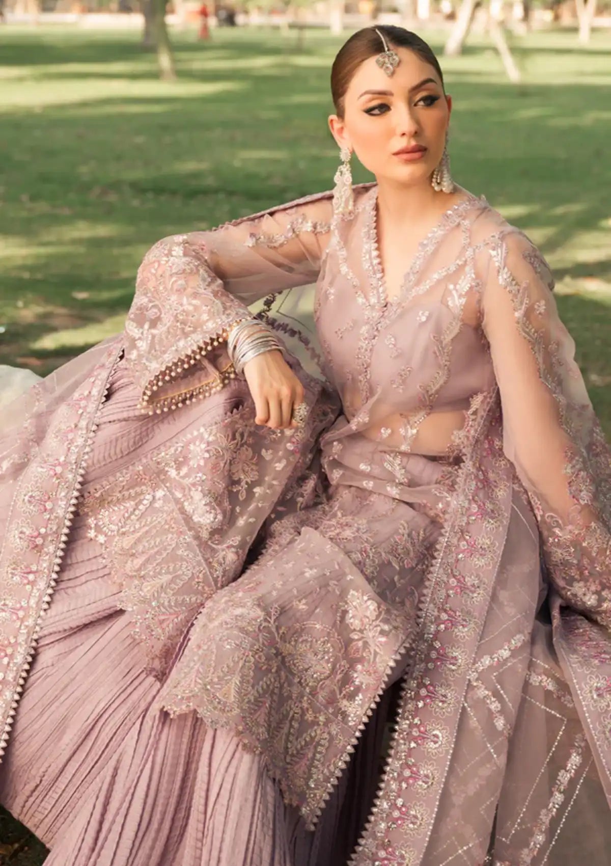 Ayzel Pehli Nazar Festive Chiffon'24 D-07 SHEHRAZAD - Mohsin Saeed Fabrics