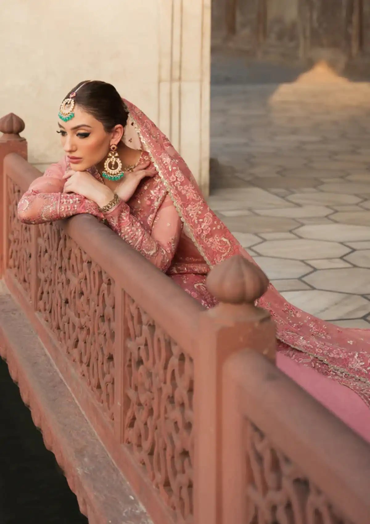 Ayzel Pehli Nazar Festive Chiffon'24 D-06 RUKHSAR - Mohsin Saeed Fabrics