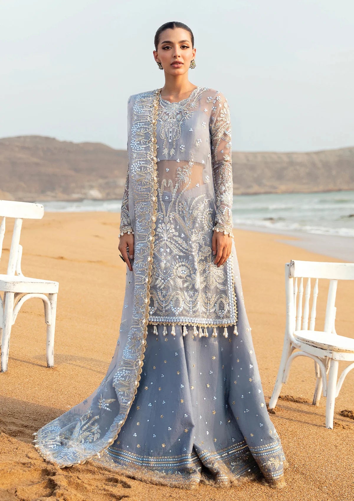 Afrozeh Dastanngoi Wedding Formal'24 AWE-01 NASHMIA