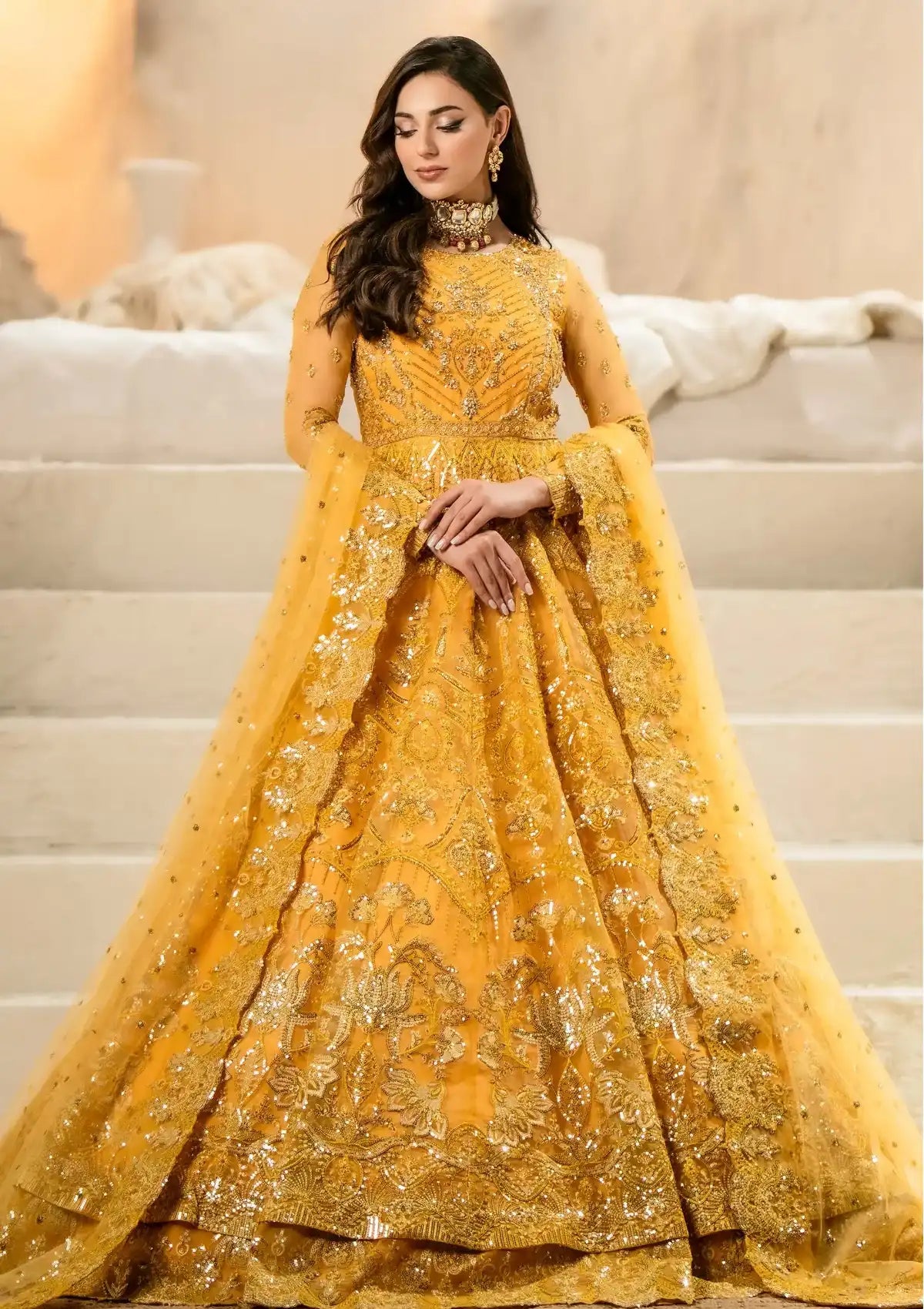 Maryum N Maria Parizay Wedding'24 MW24-565 Banafsheh - Mohsin Saeed Fabrics