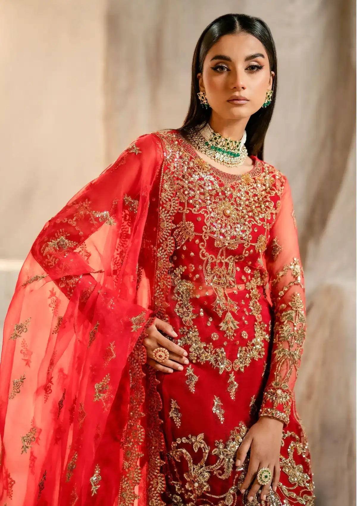 Maryum N Maria Parizay Wedding'24 MW24-567 Minoo - Mohsin Saeed Fabrics
