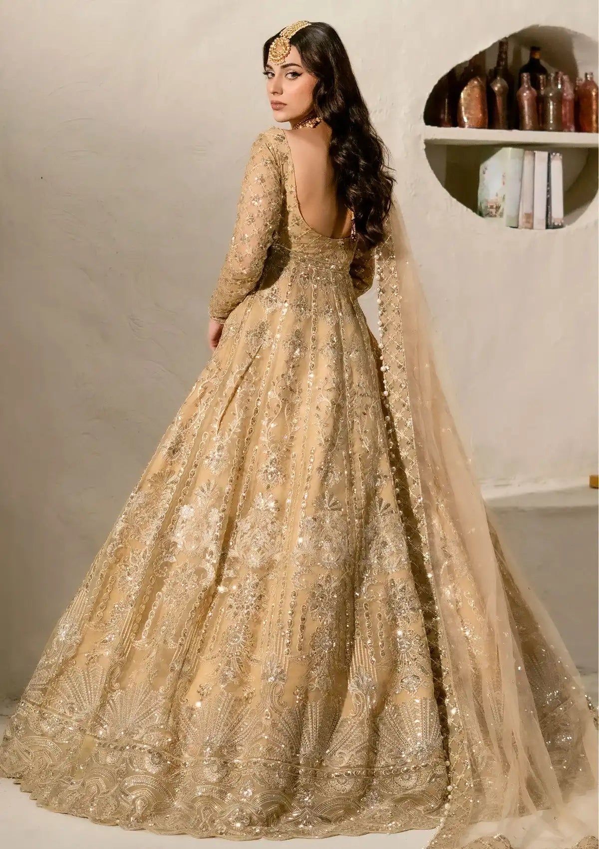 Maryum N Maria Parizay Wedding'24 MW24-561 Farah - Mohsin Saeed Fabrics