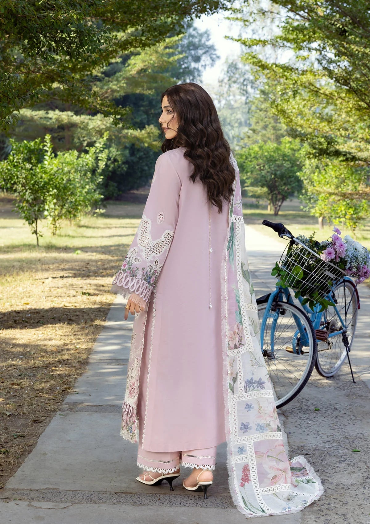 Elaf Luxury Lawn'26 ELY-1A MAISON PINK