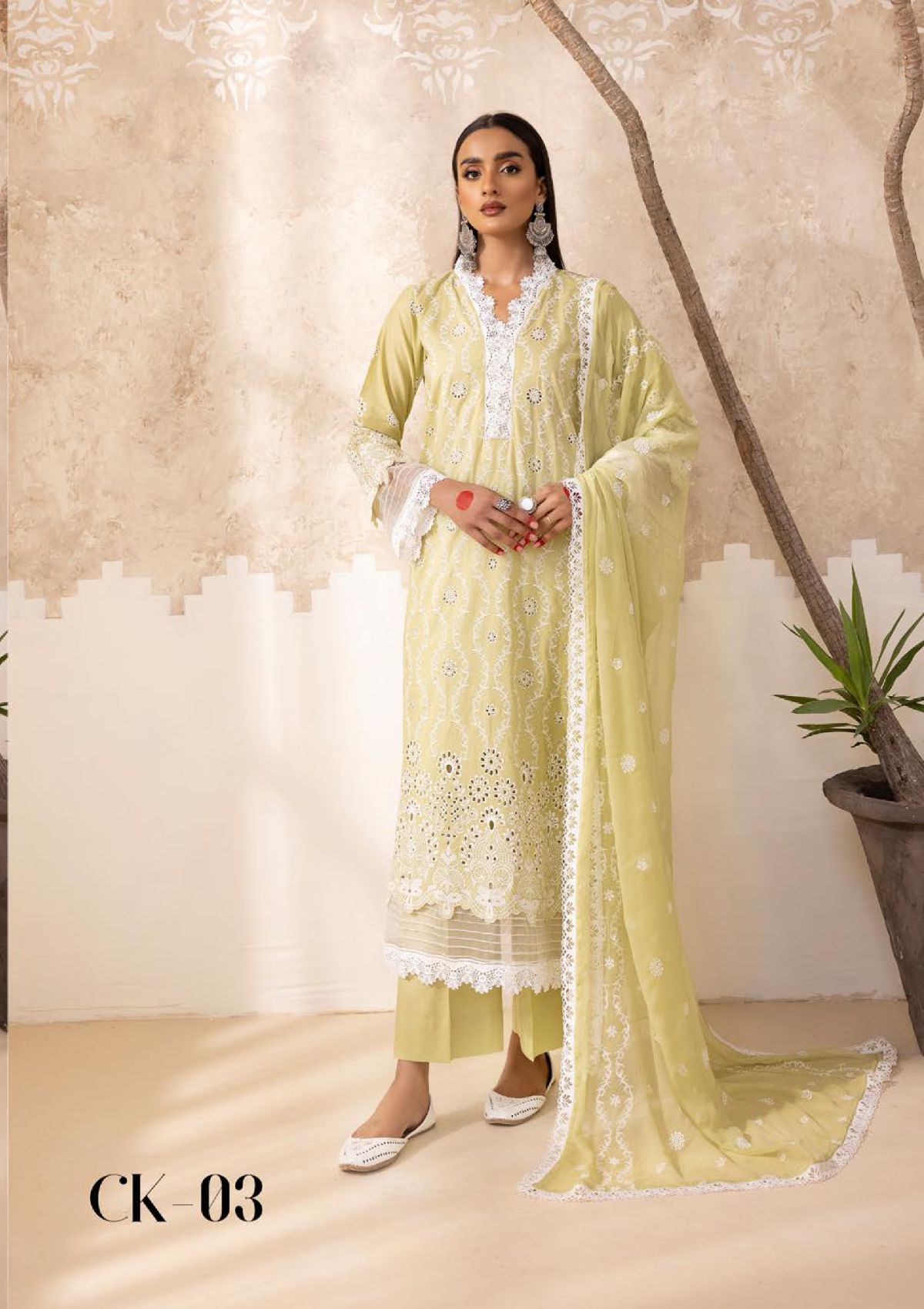 Chikenkari By Khoobsurat'24 CK-03 - Mohsin Saeed Fabrics
