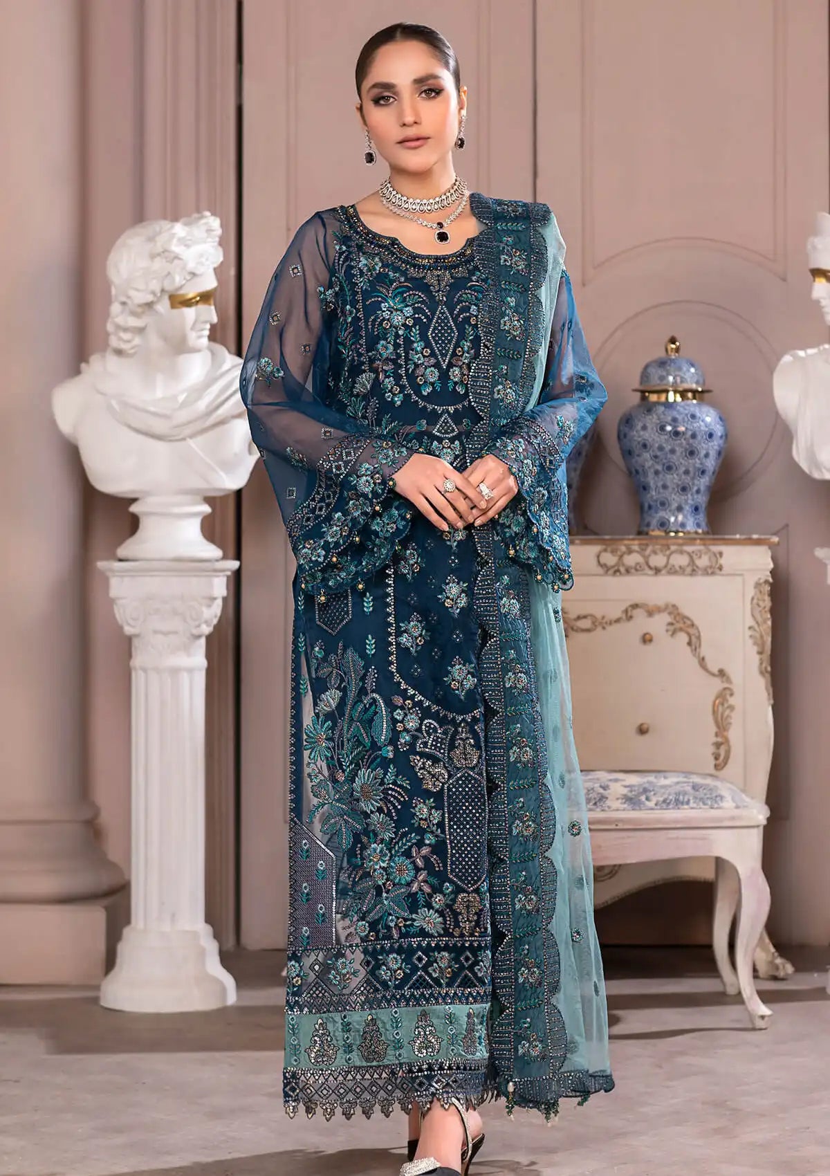 JJ Embellish By Janique'24 Vol-02 D-008 Groovy Blue