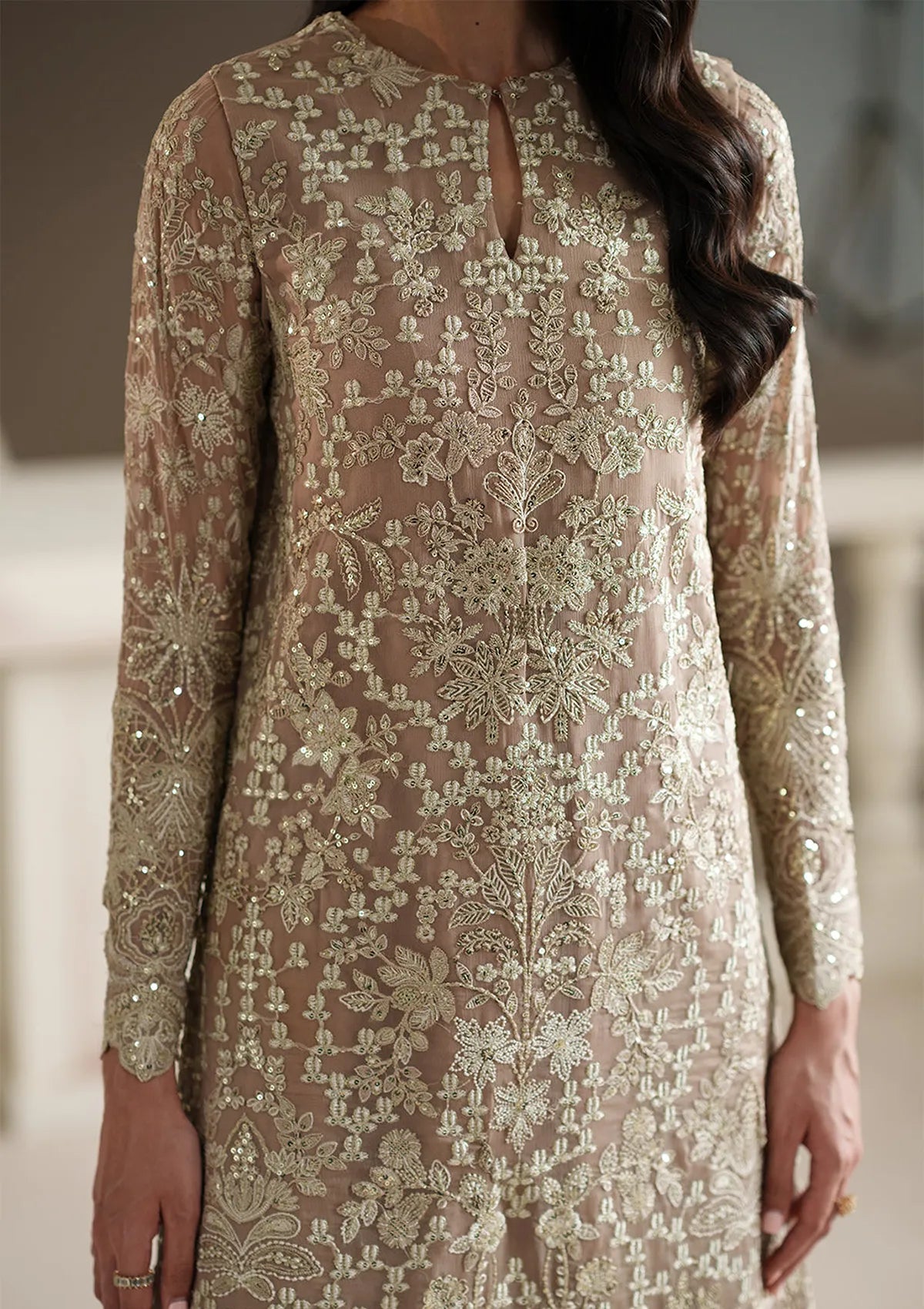 Emaan Adeel Modern Heirloom'26 SO-556 PEARL REVERIE