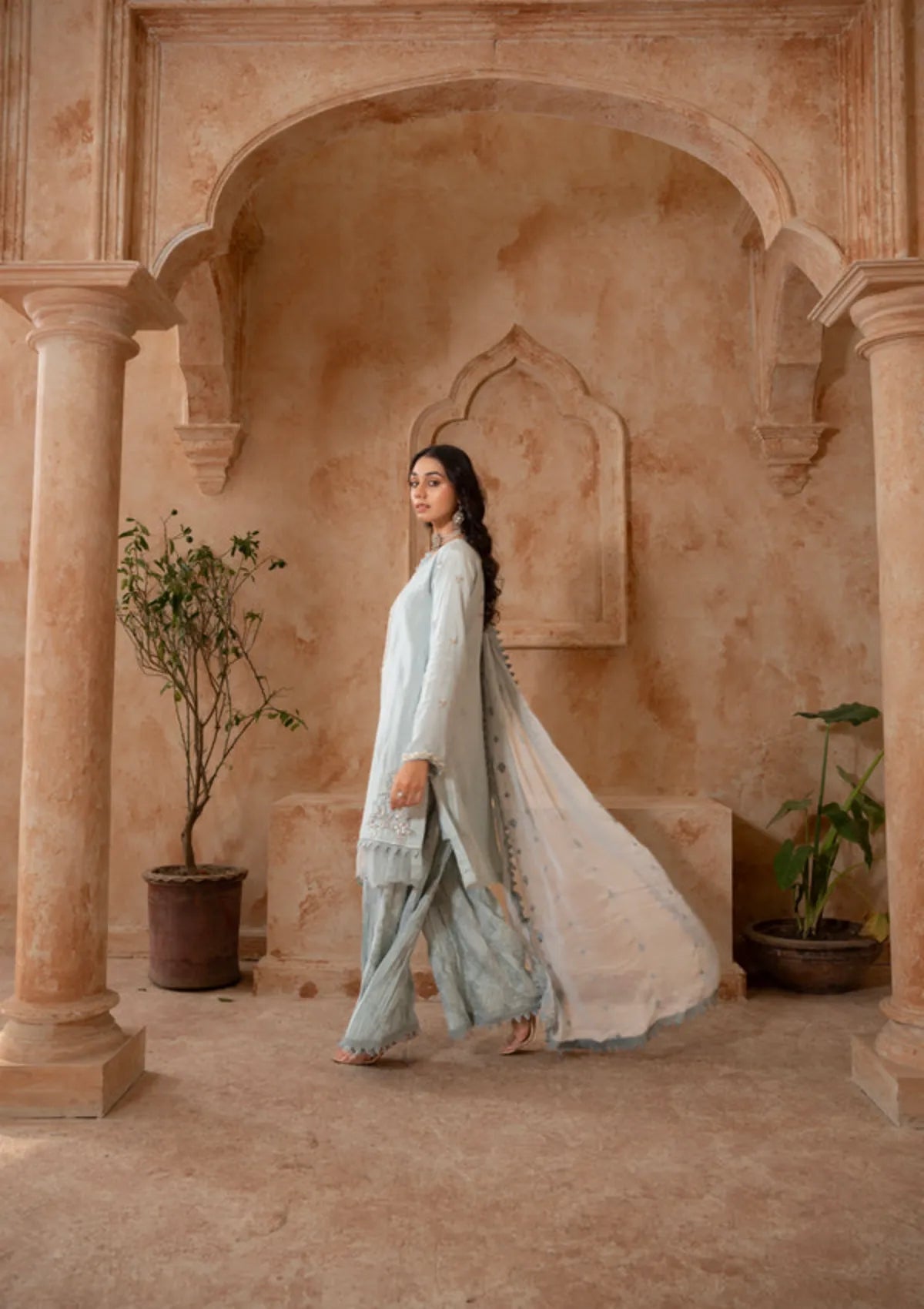 Manahils Shehr-e-Husn'26 182-PASTEL GREEN