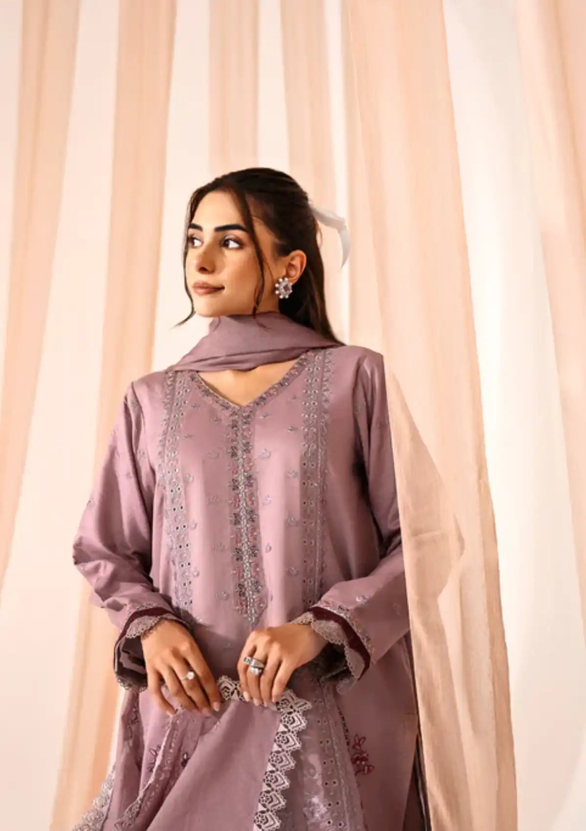 Florent Festive Lawn'24 FL-7 - Mohsin Saeed Fabrics